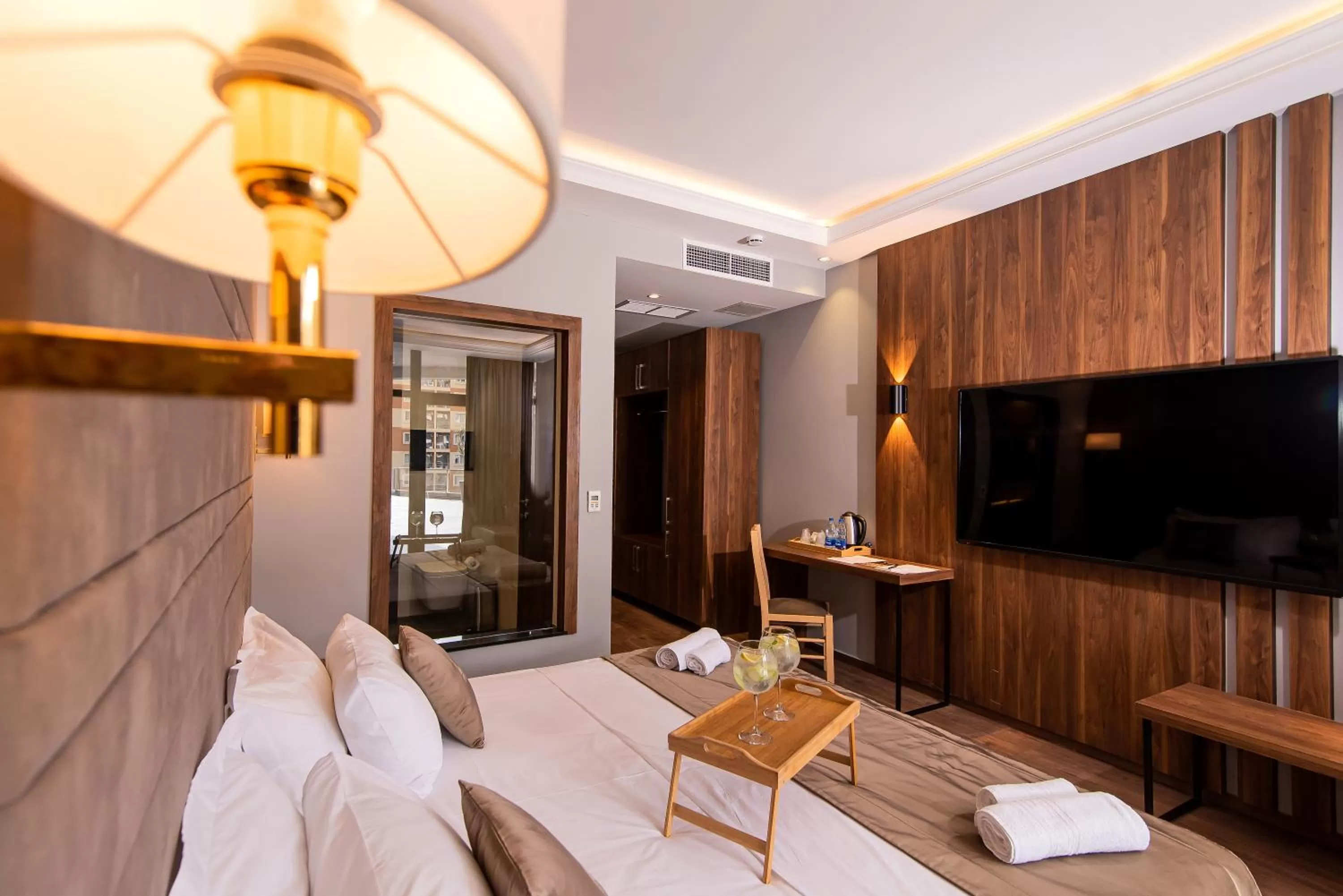 Living room, Bed in Deluxe & Executive SPA by Rafaelo