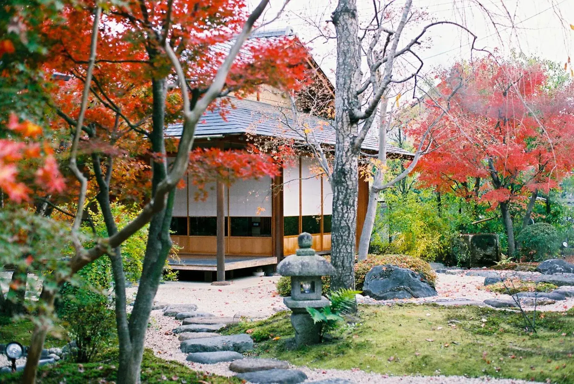 Garden, Property Building in Ryokan Genhouin