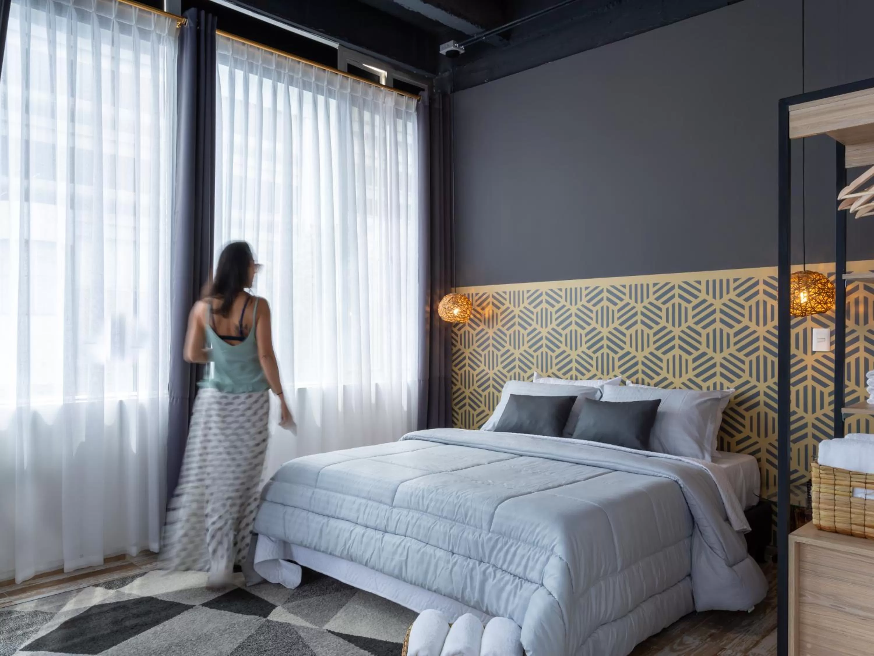 Bed in Hotel Lexum Estadio