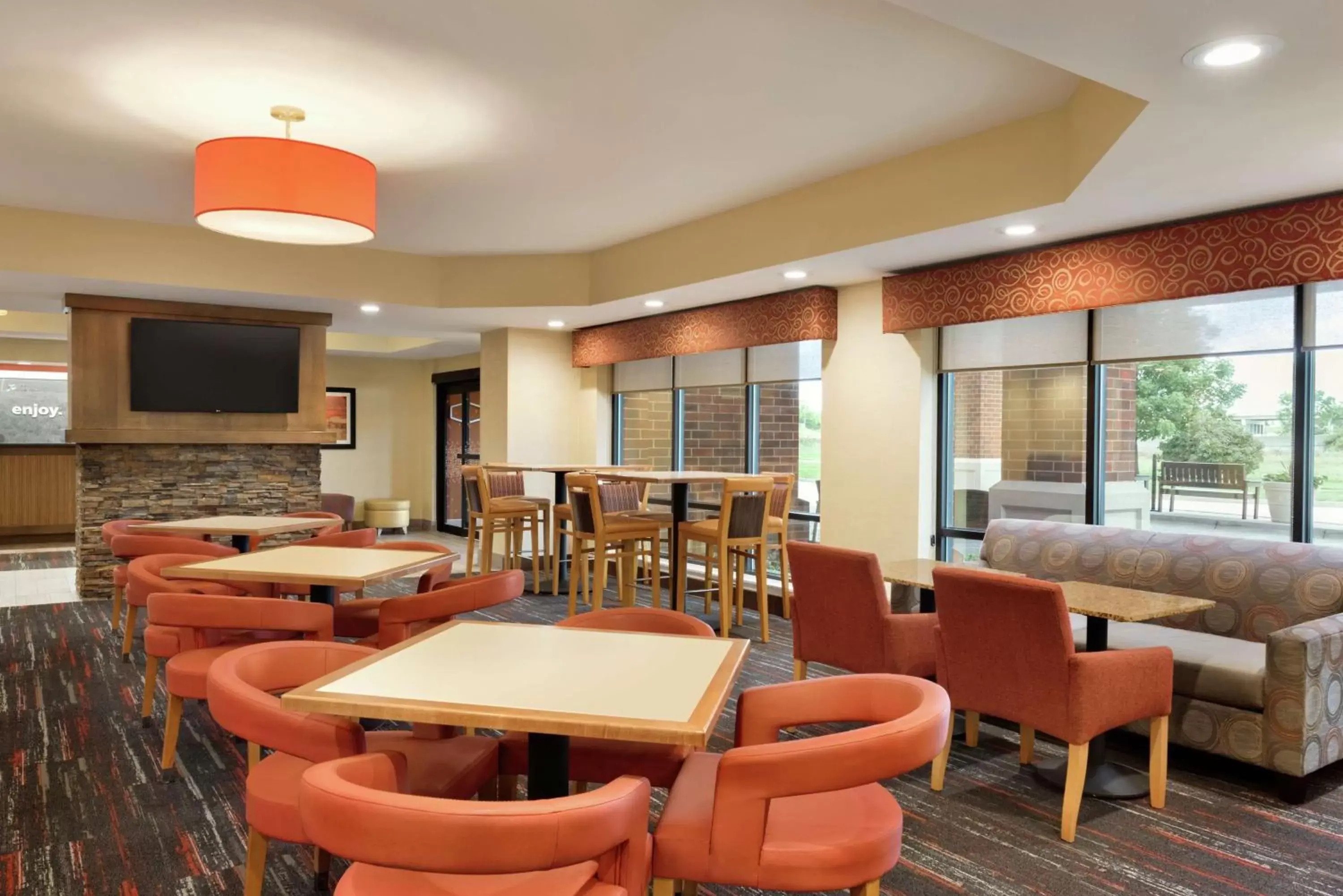 Lobby or reception in Hampton Inn West Des Moines Lake Drive Lobby or reception in Hampton Inn West Des Moines Lake Drive