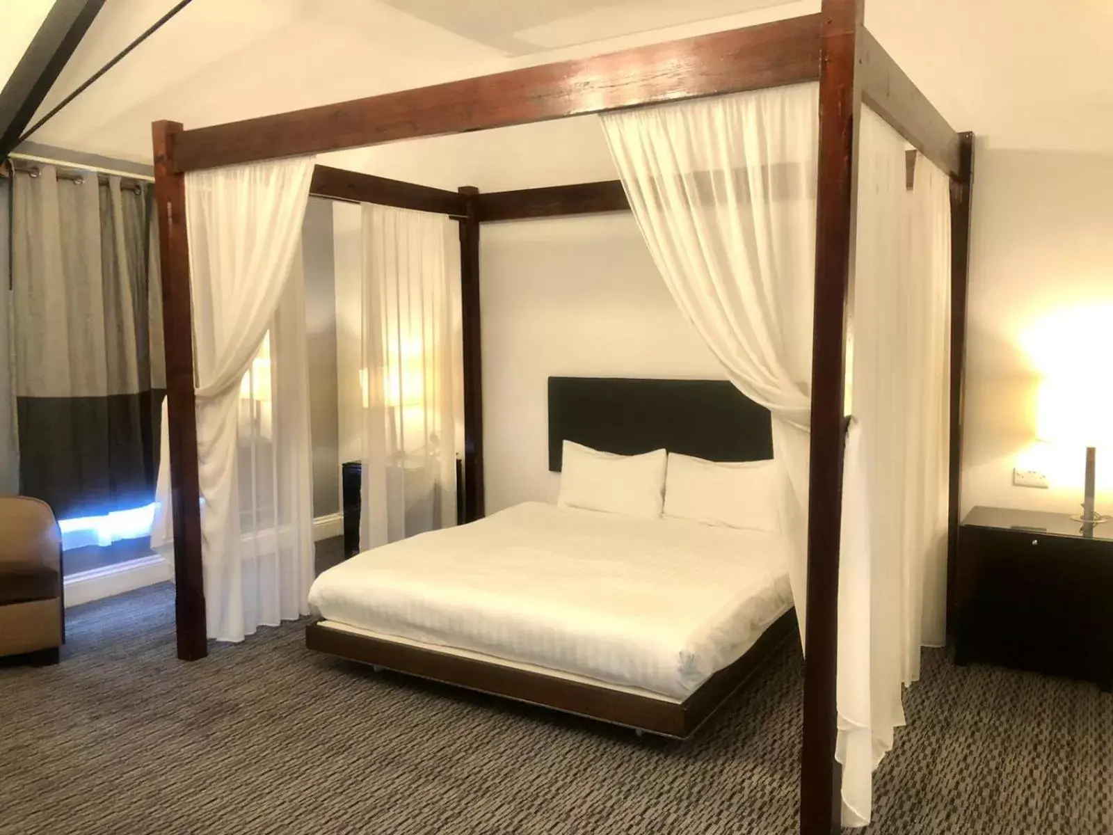 Bed in The Bridge Hotel
