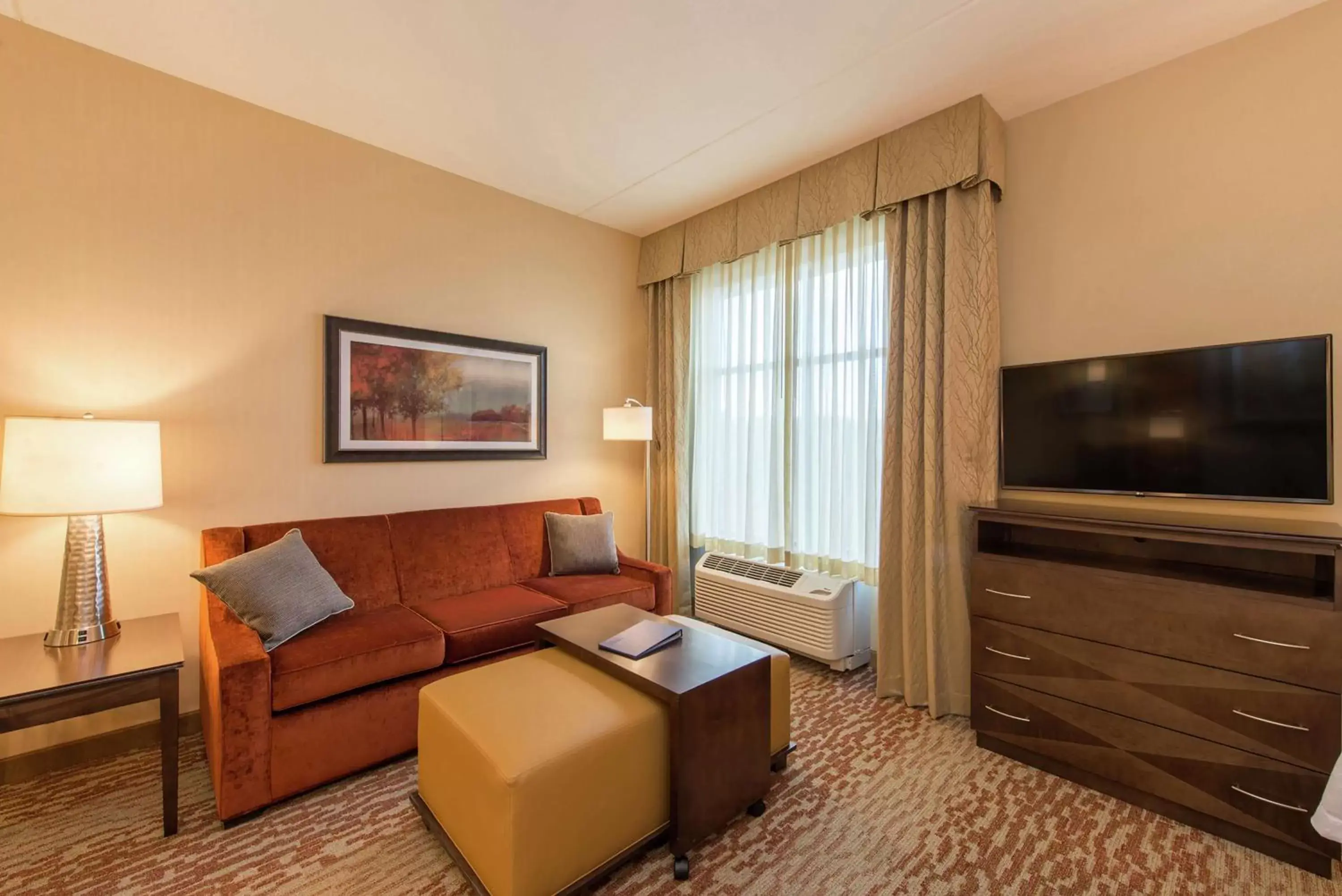 Living room, Seating Area in Homewood Suites by Hilton Boston Marlborough