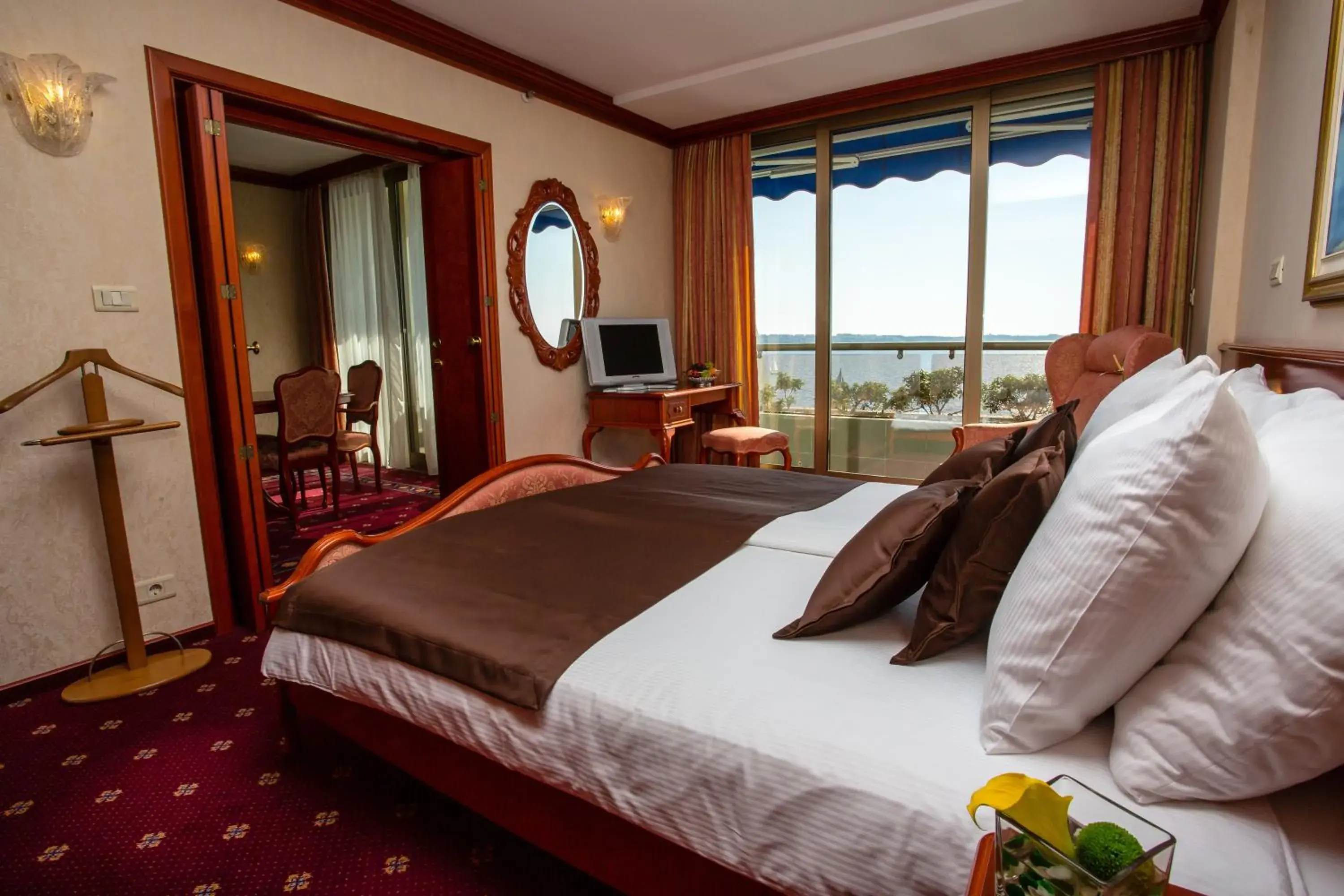 Bed in Grand Hotel Bernardin Bed in Grand Hotel Bernardin