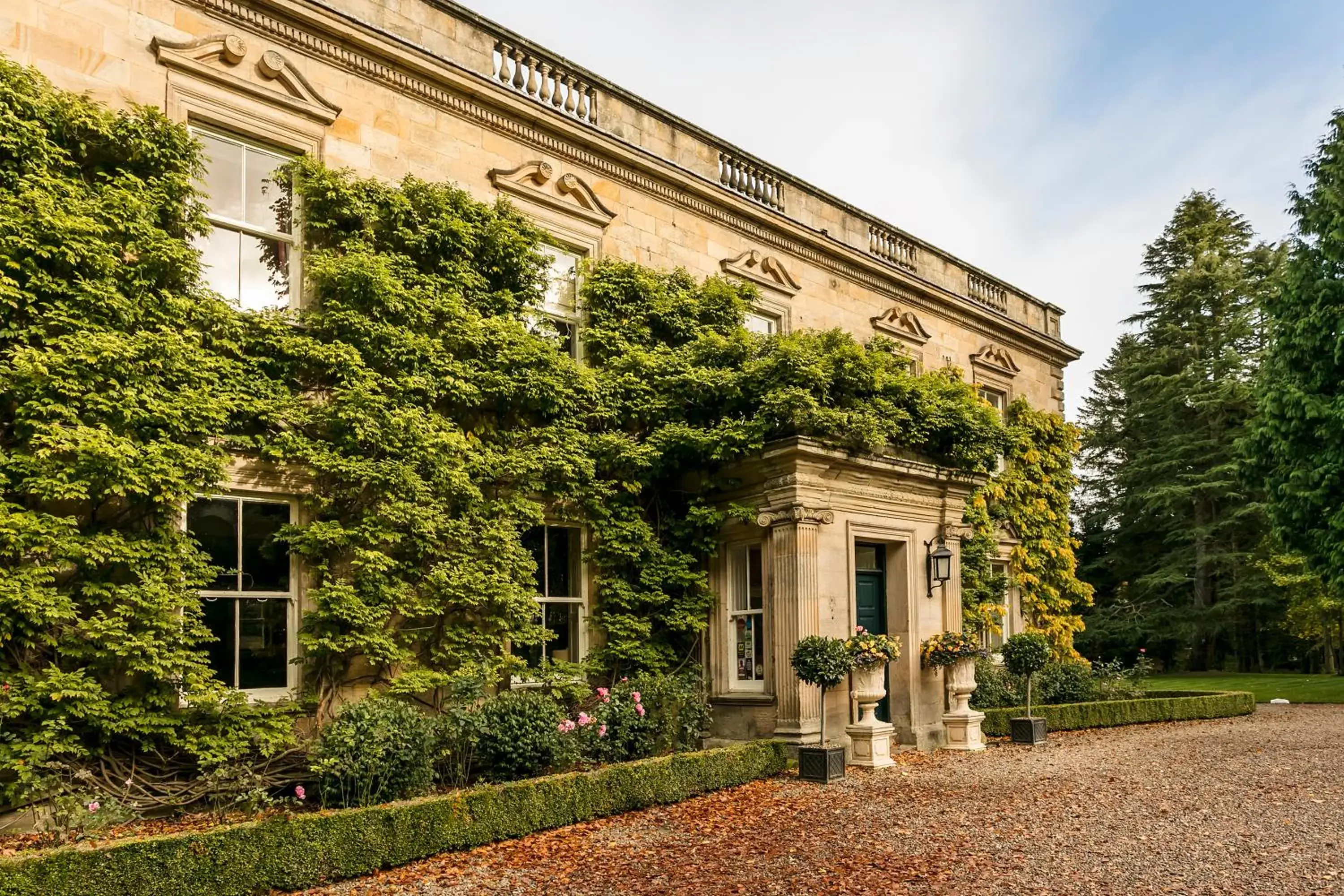 Bird's eye view, Property Building in Eshott Hall