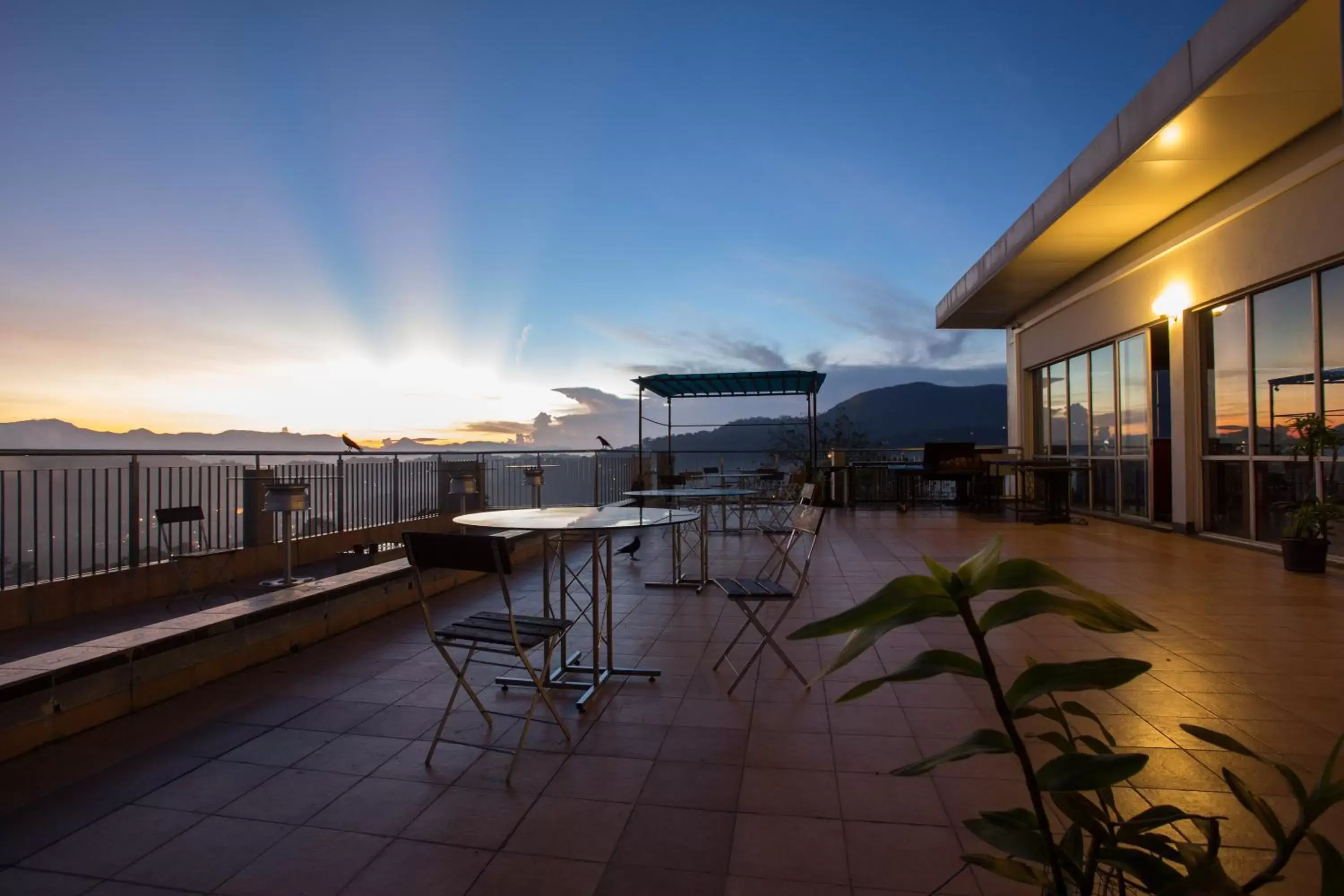 Balcony/Terrace, Sunrise/Sunset in Hotel Topaz