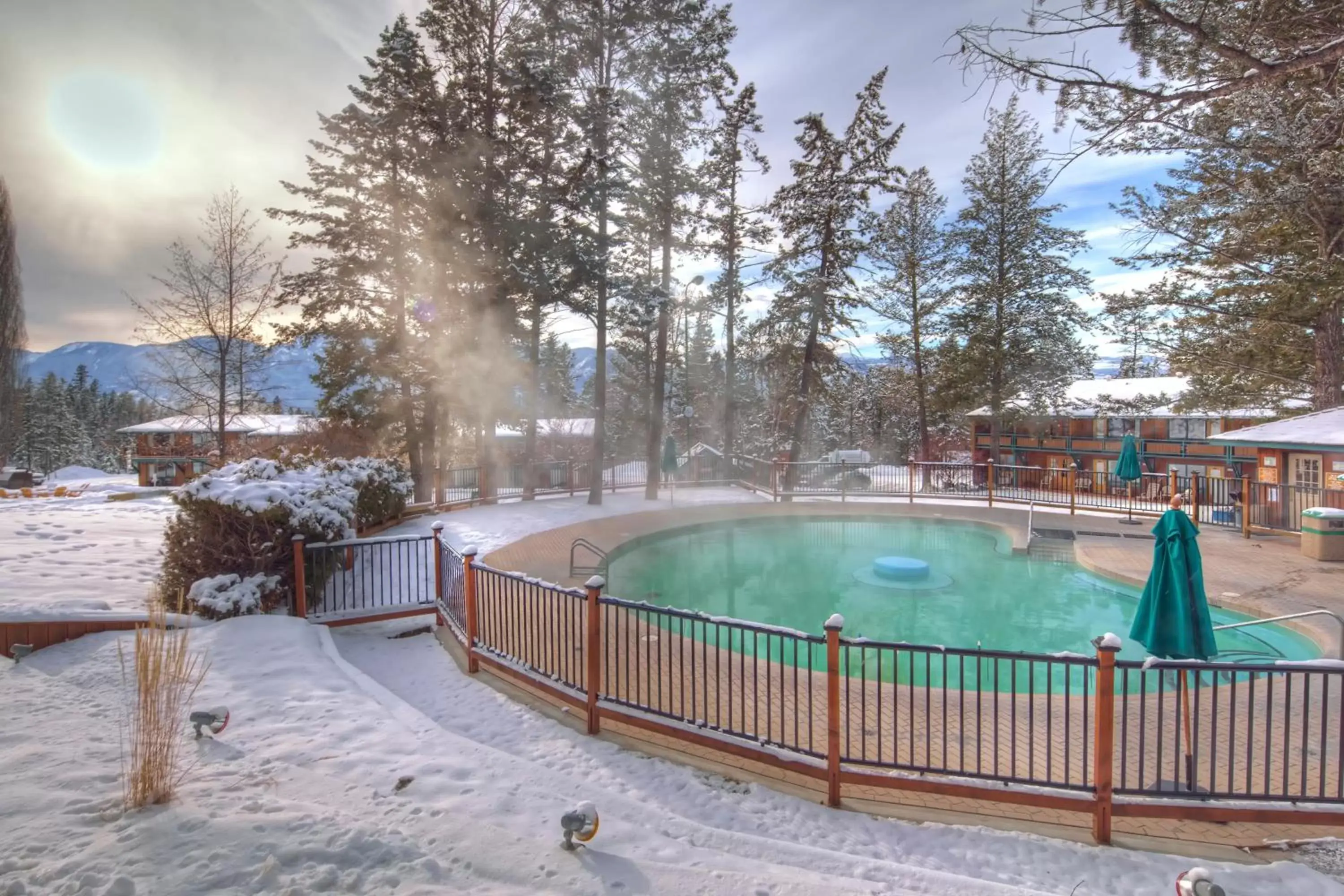 Winter in Fairmont Hot Springs Resort