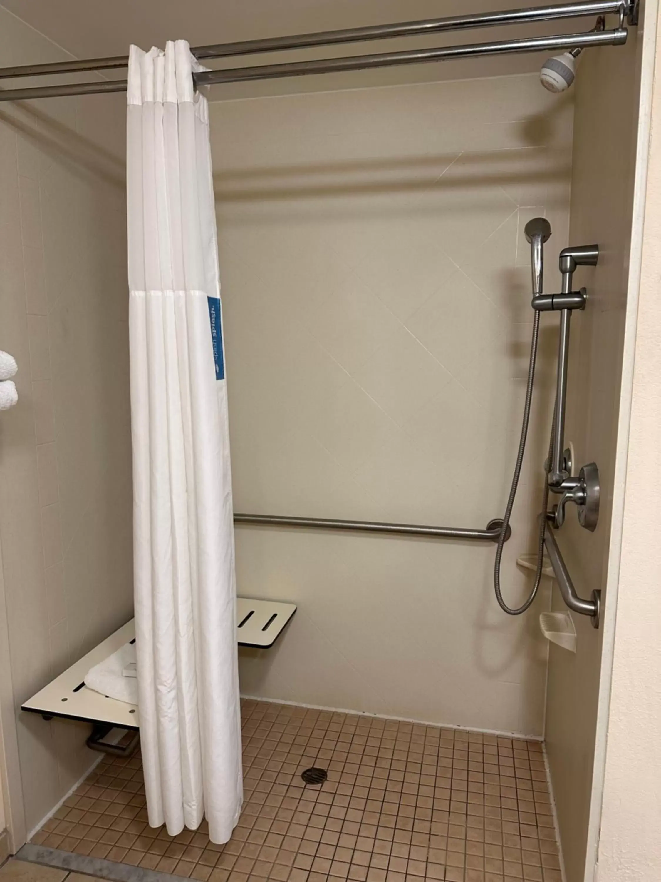 Shower, Bathroom in Hampton Inn Virginia Beach-Oceanfront South