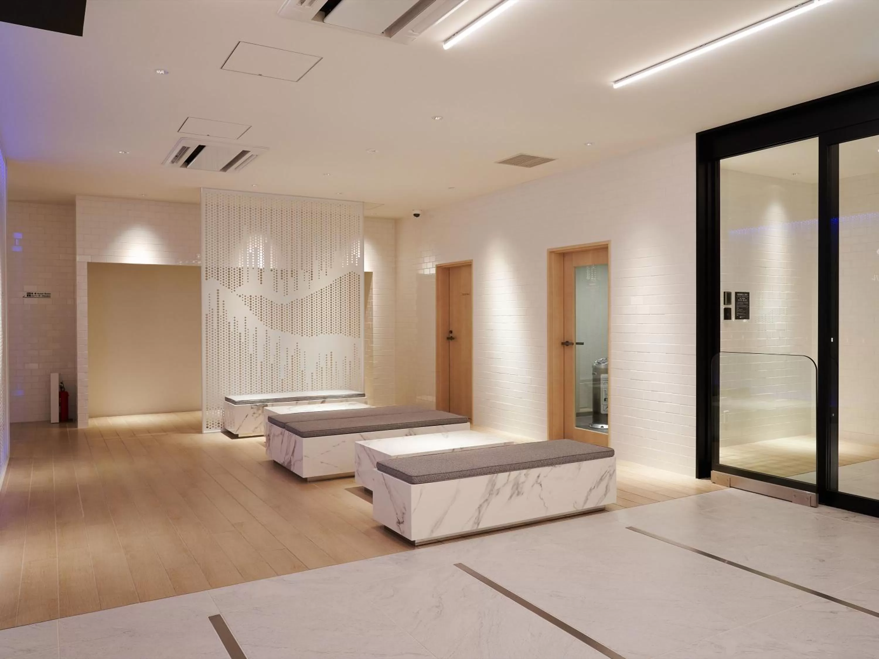 Lobby or reception, Bed in Henn na Hotel Komatsu Ekimae