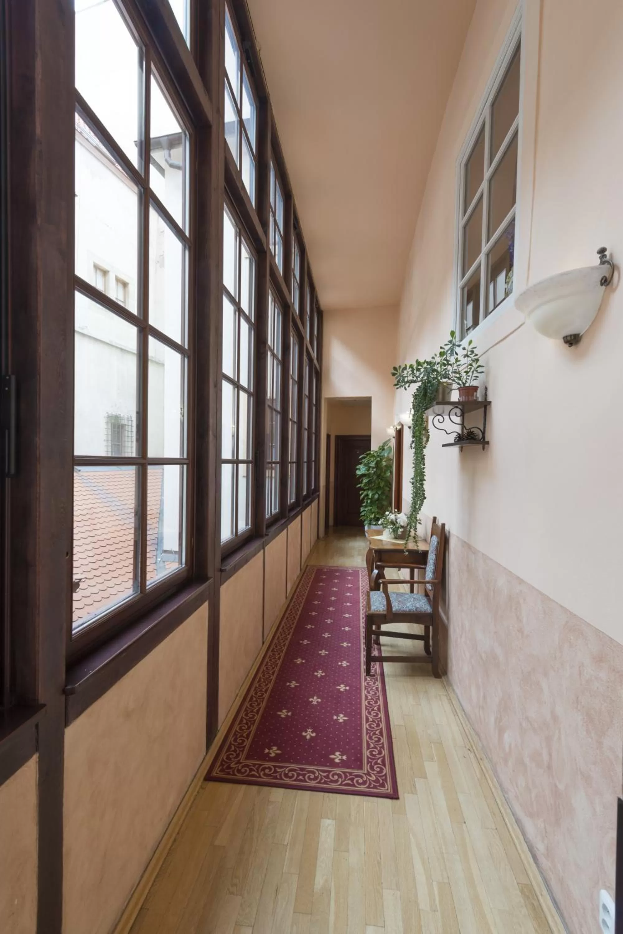 Decorative detail in Hotel Cerny Slon