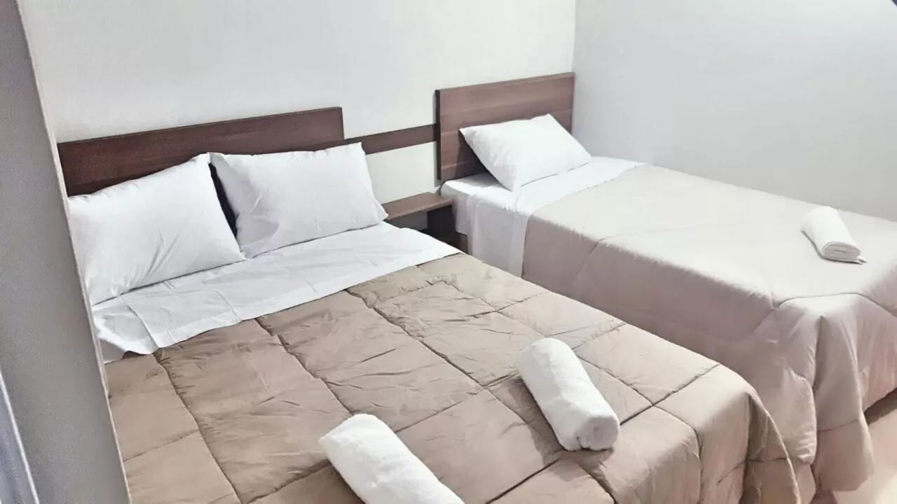 Bed in Hotel Sur Brasil