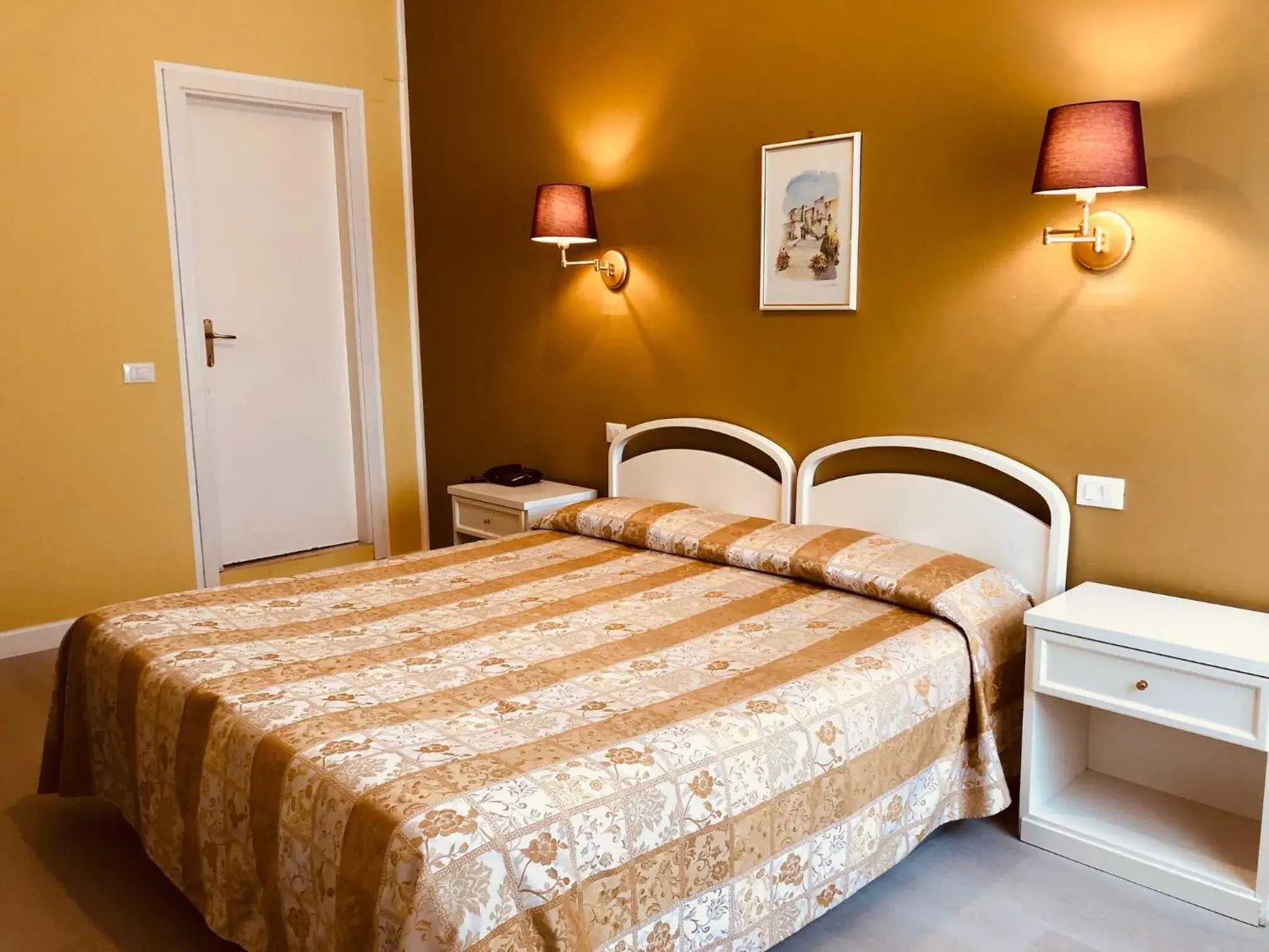 Bed in Hotel Duca Della Corgna