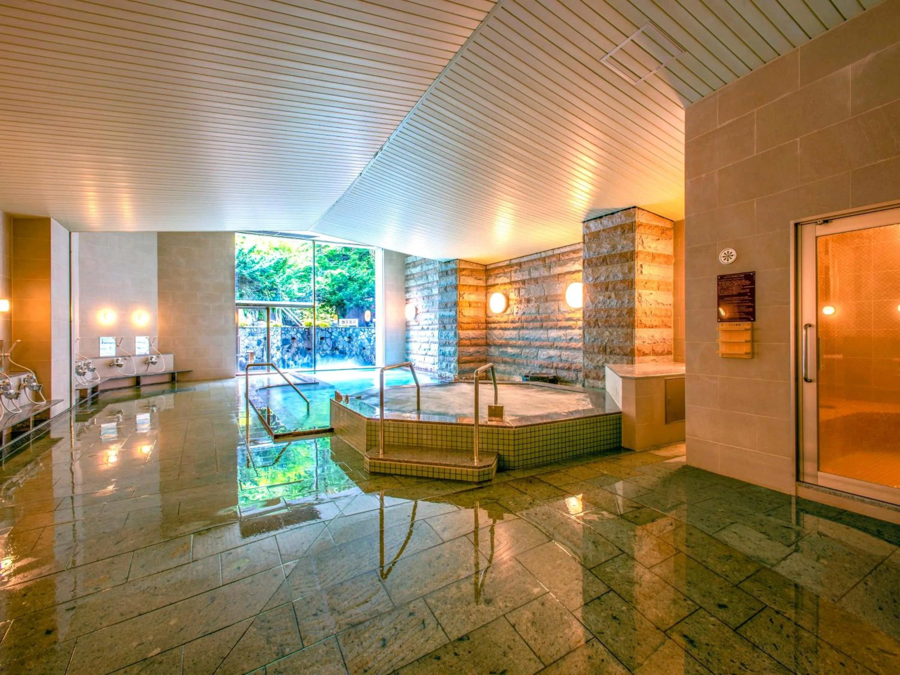 Hot Spring Bath in Yuzawa Toei Hotel