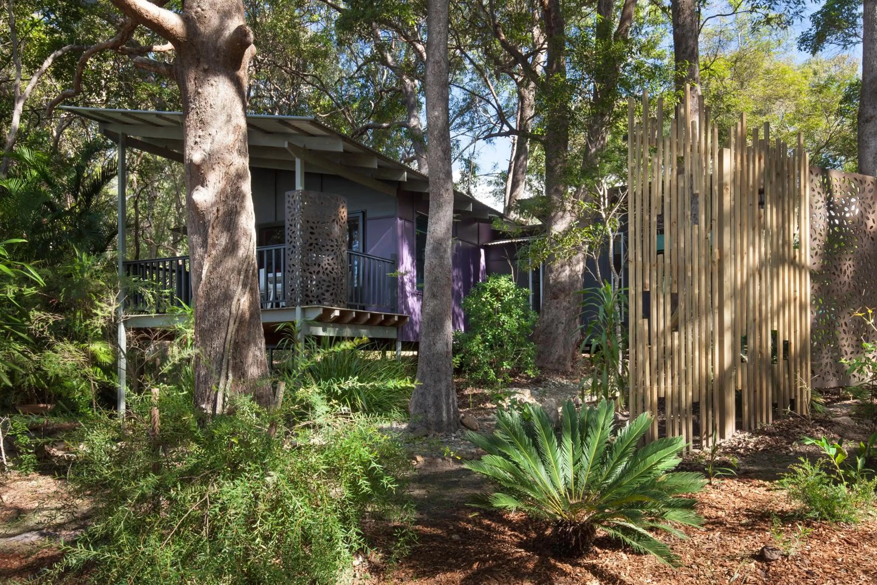 Garden in Eumarella Shores Noosa Lake Retreat