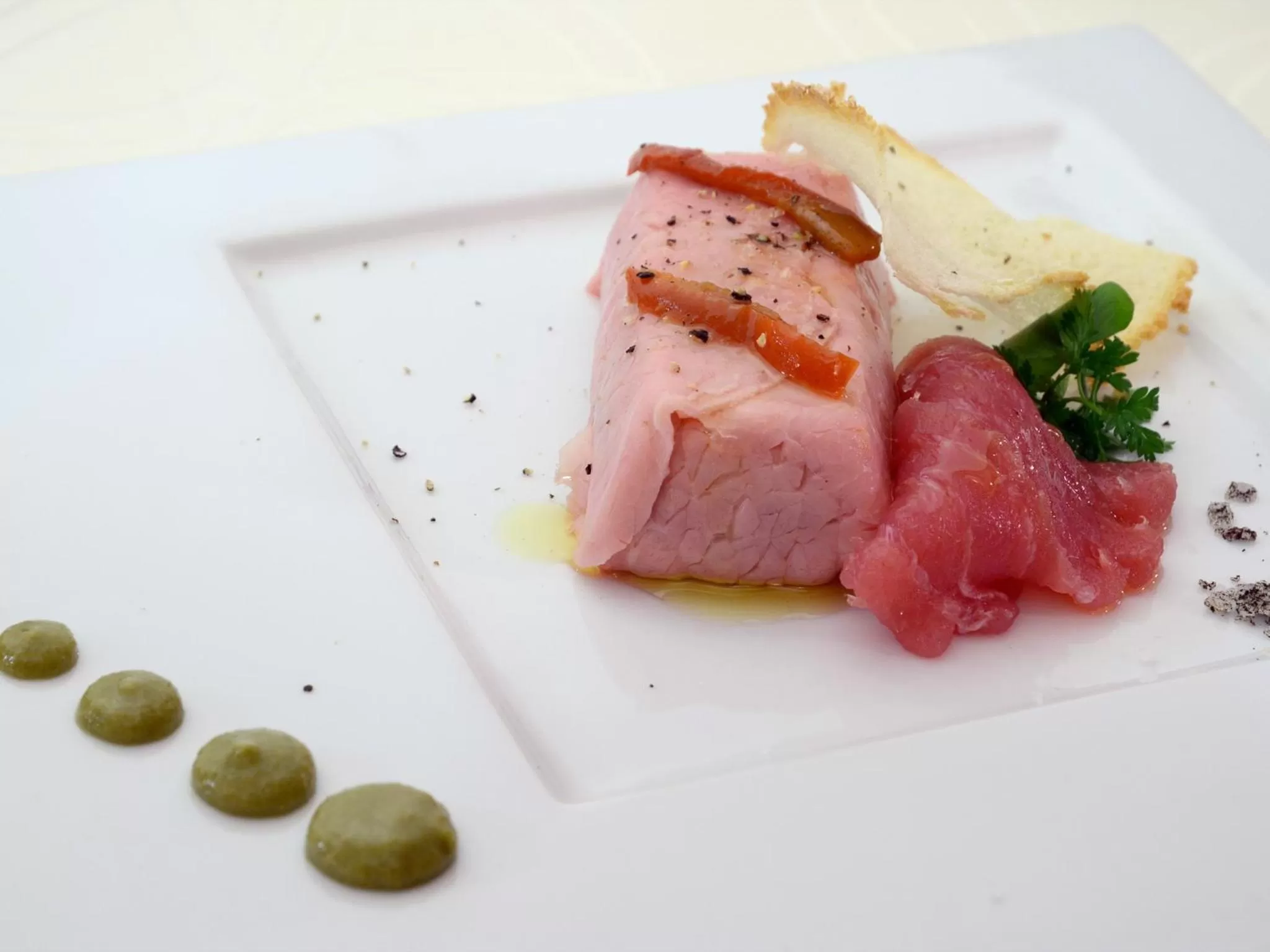 Food close-up in Hotel Colonne