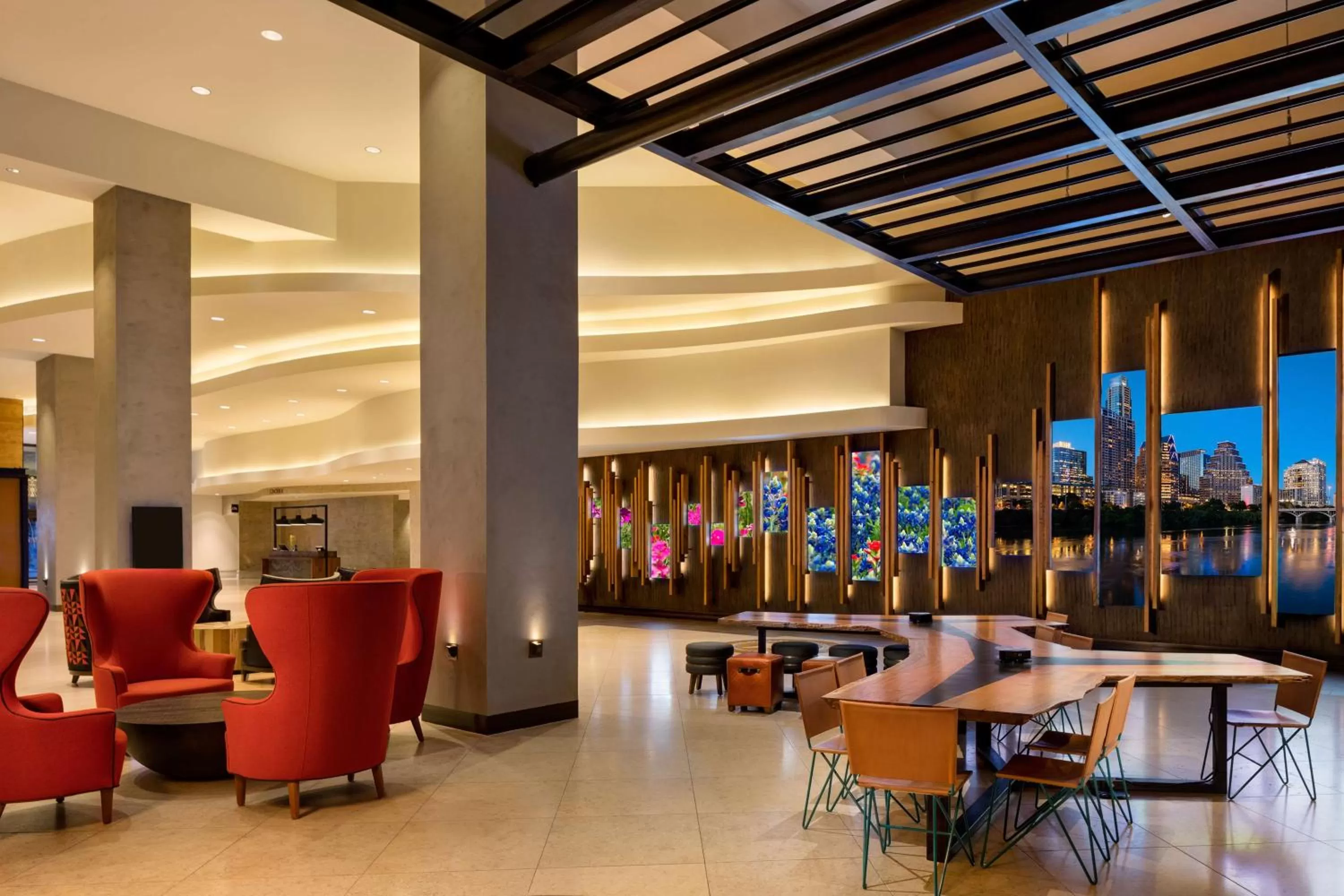 Lobby or reception in Hilton Austin
