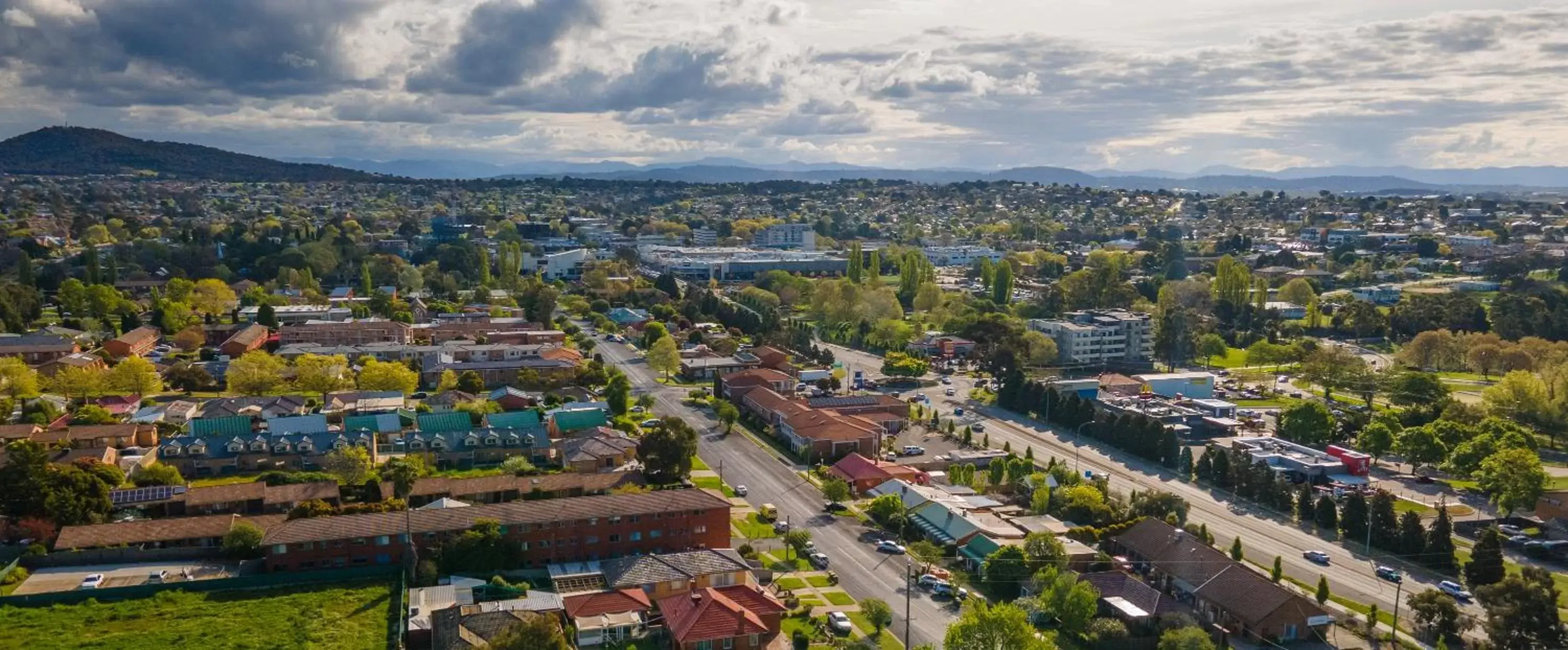 Bird's-eye View in Golden Age Motor Inn