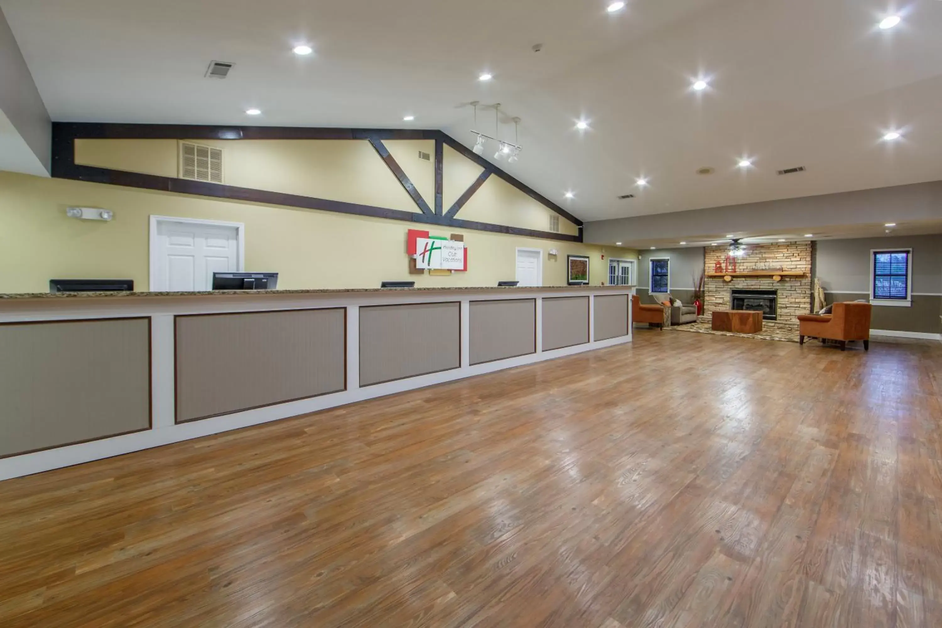 Lobby or reception in Holiday Inn Club Vacations Apple Mountain Resort at Clarkesville Lobby or reception in Holiday Inn Club Vacations Apple Mountain Resort at Clarkesville