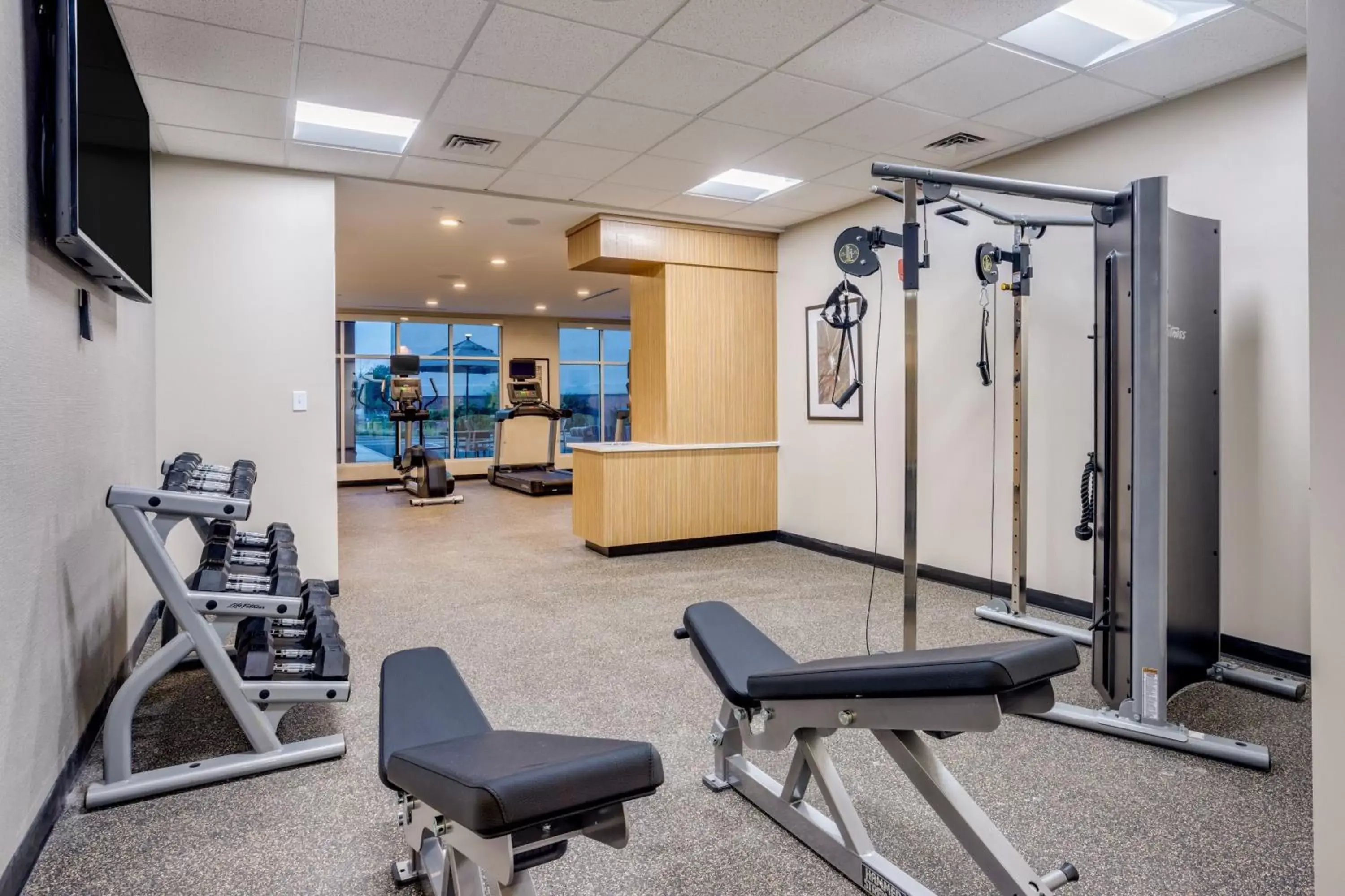 Fitness centre/facilities, Fitness Center/Facilities in TownePlace Suites by Marriott Chicago Waukegan Gurnee