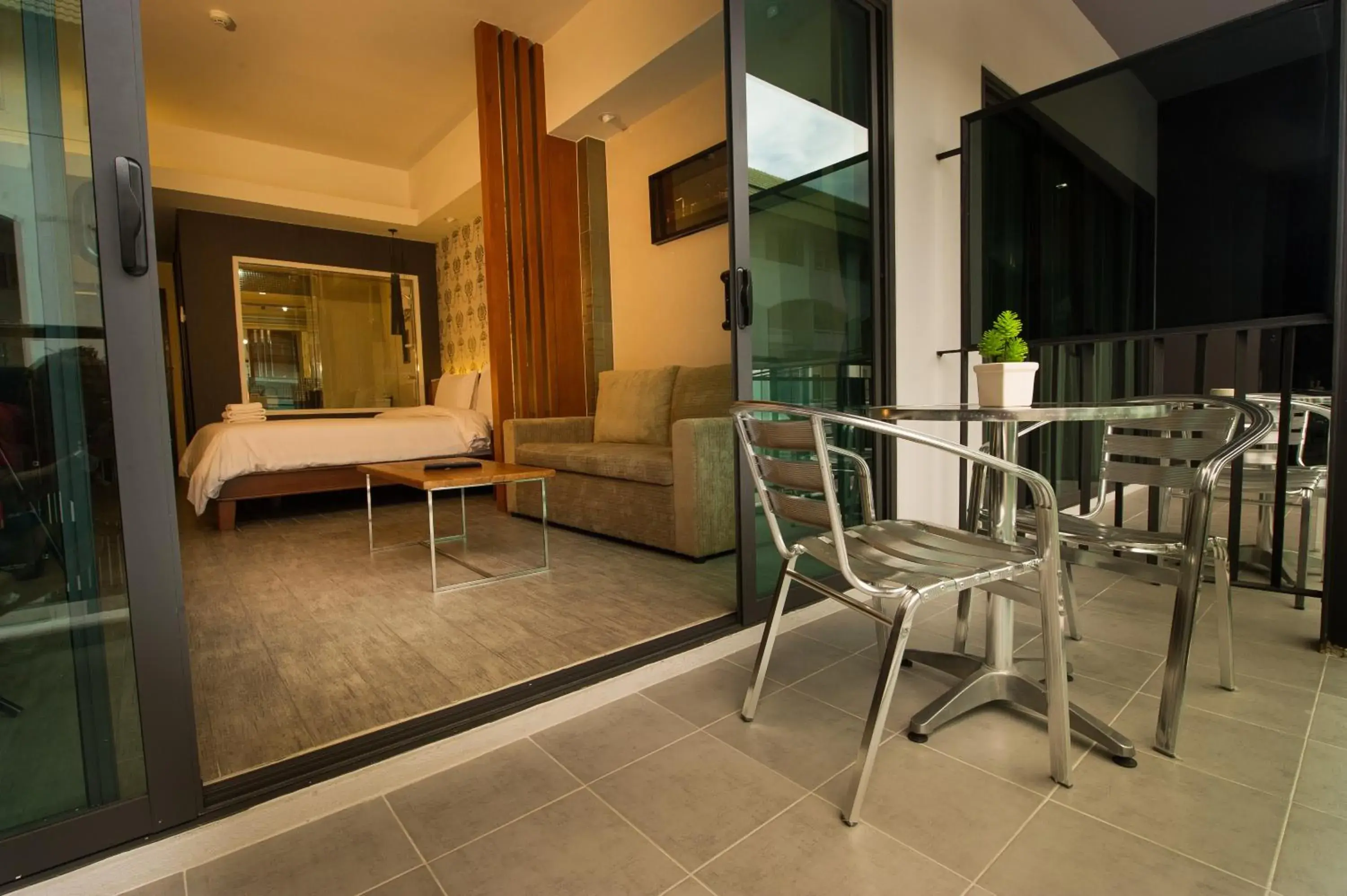 Balcony/Terrace in Inn Residence Serviced Suites - SHA Extra Plus