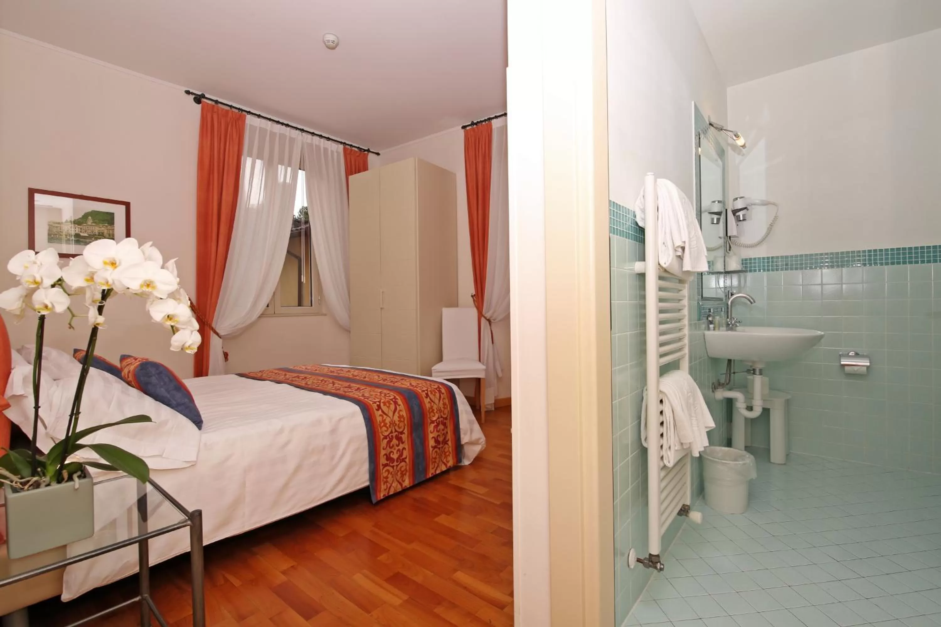 Bed in Hotel Bellagio