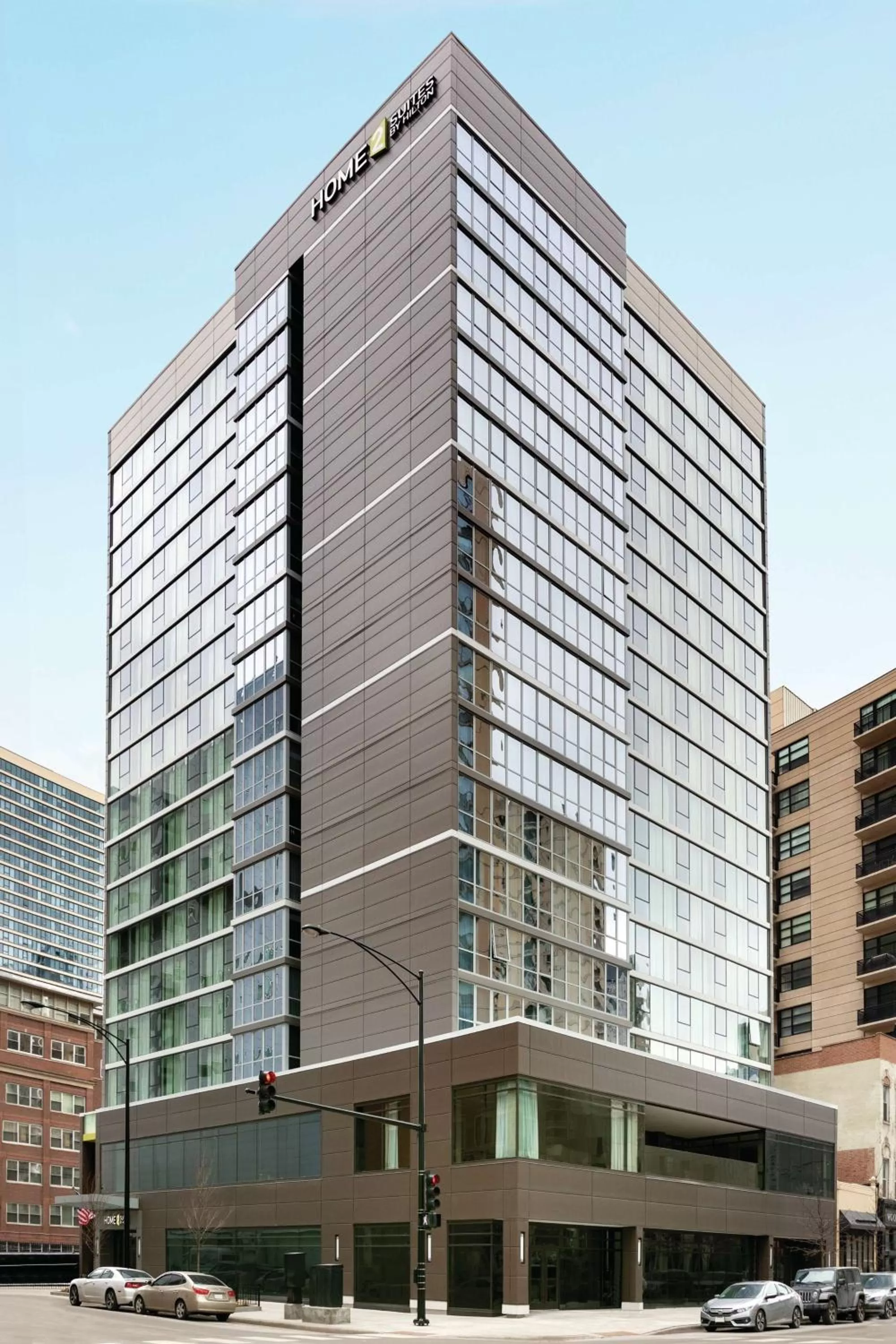 Property building in Home2 Suites By Hilton Chicago River North