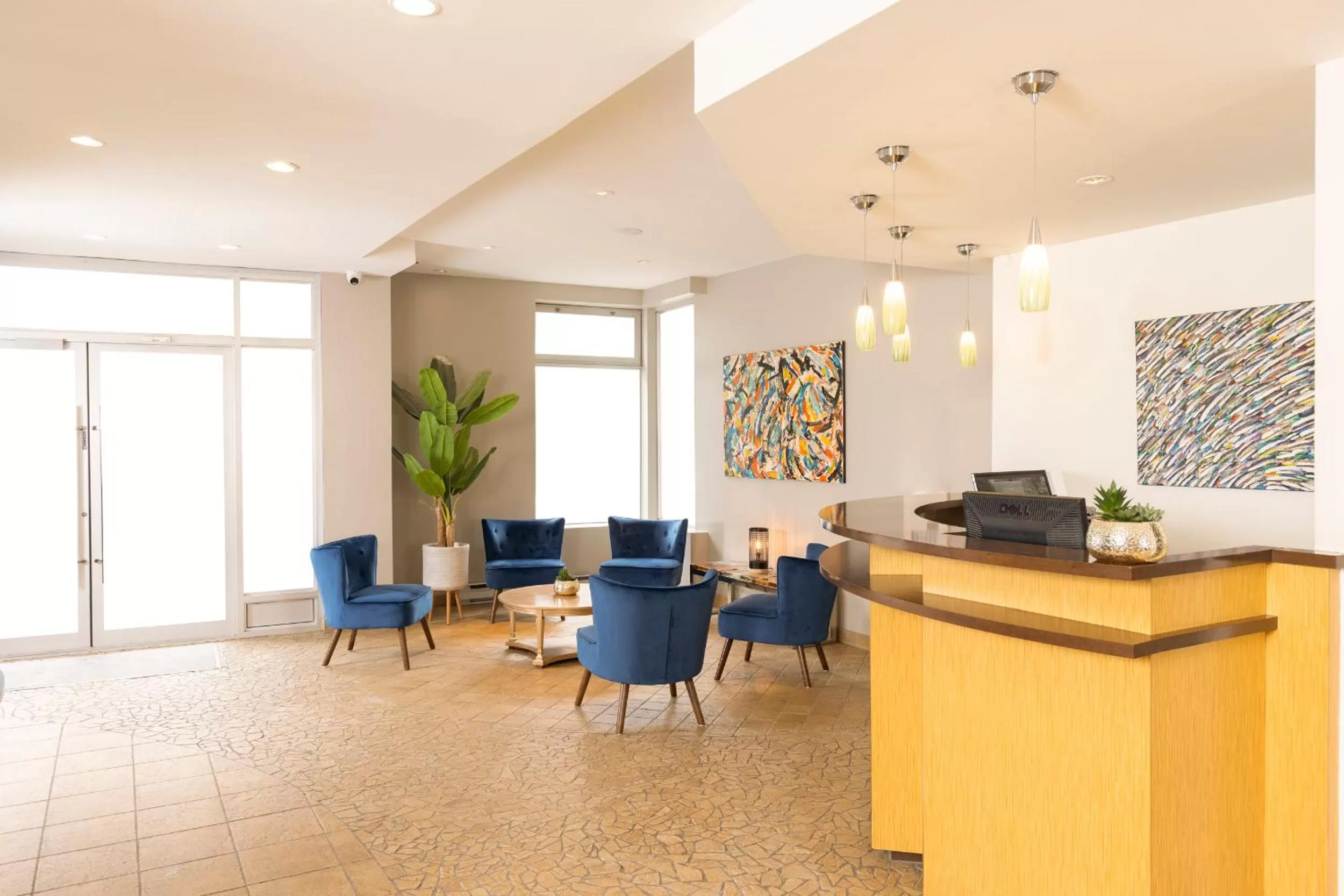 Lobby or reception in Hotel du Nord