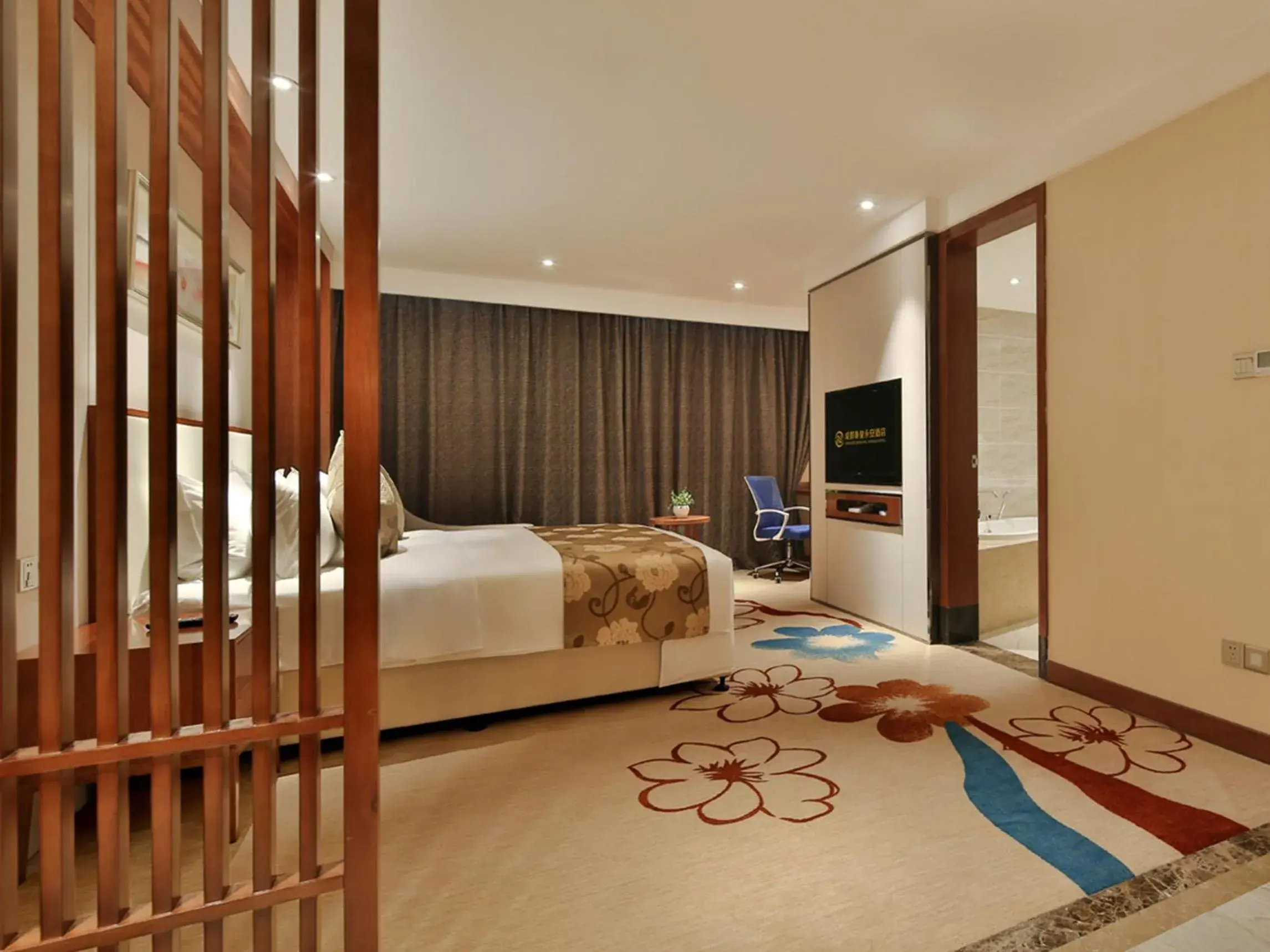 Bed in Chengdu qinhuang yongan hotel