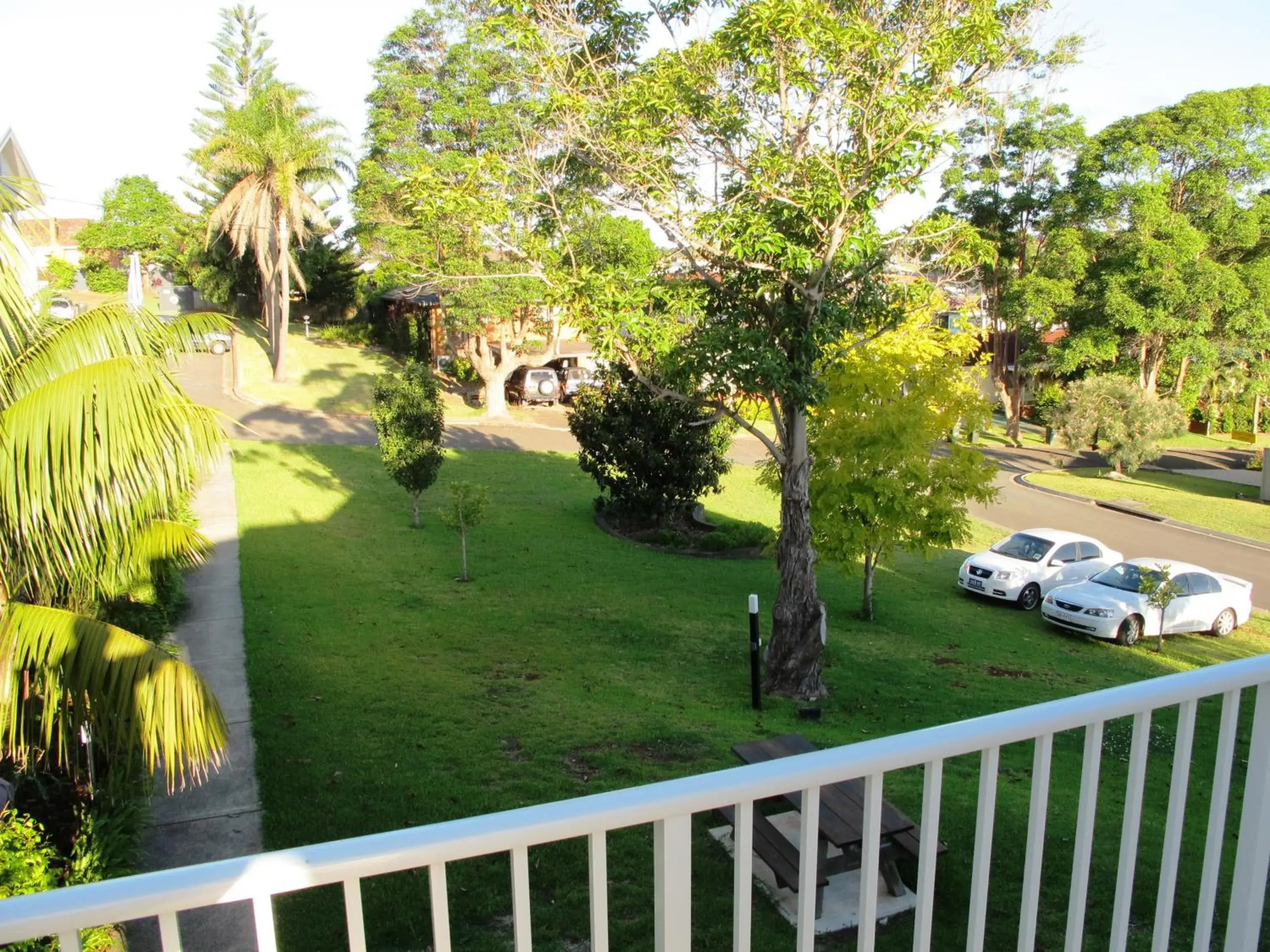 Garden view in Aston Hill Motor Lodge