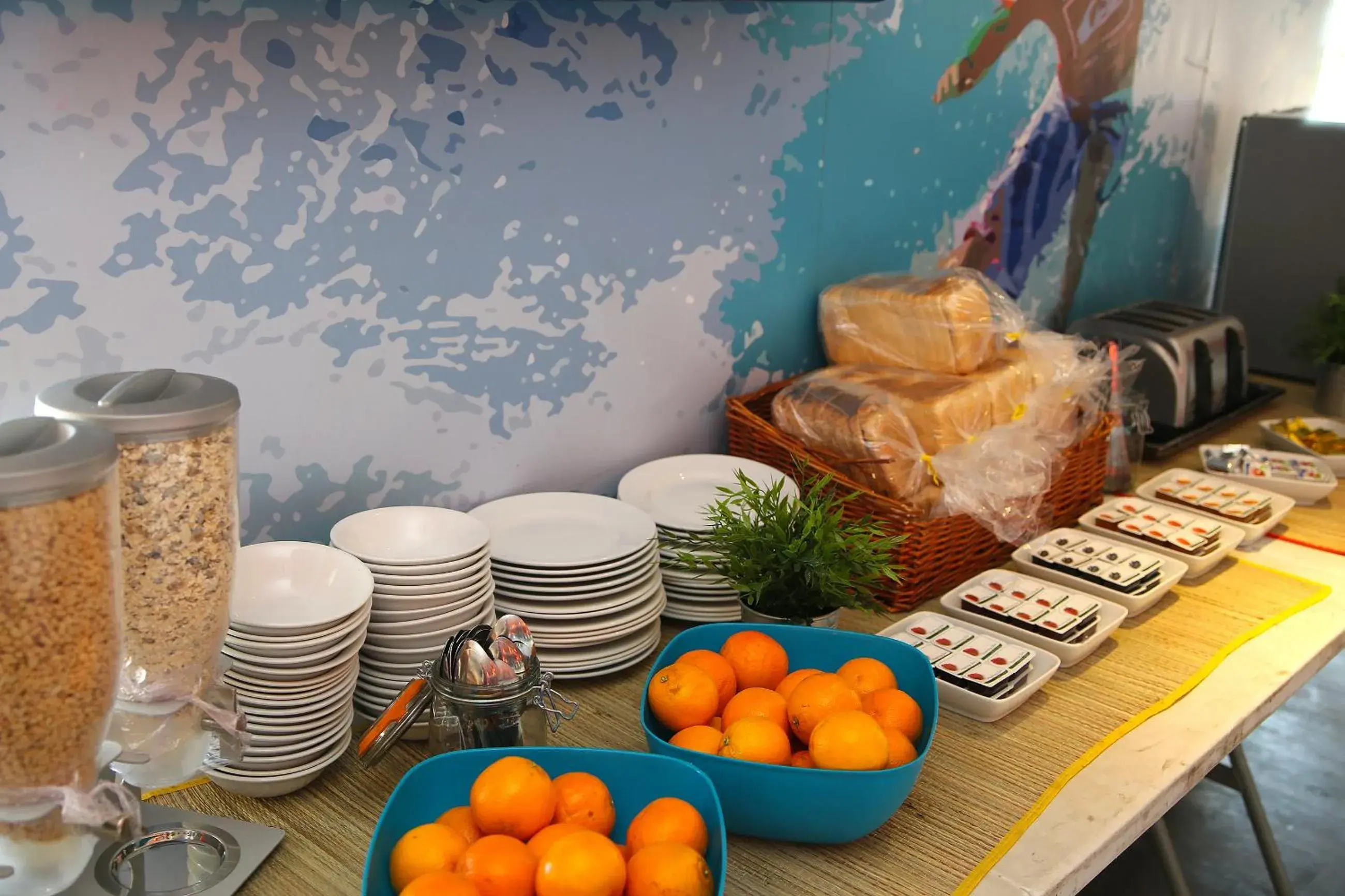 Buffet breakfast in St Christopher's Inn Newquay Buffet breakfast in St Christopher's Inn Newquay