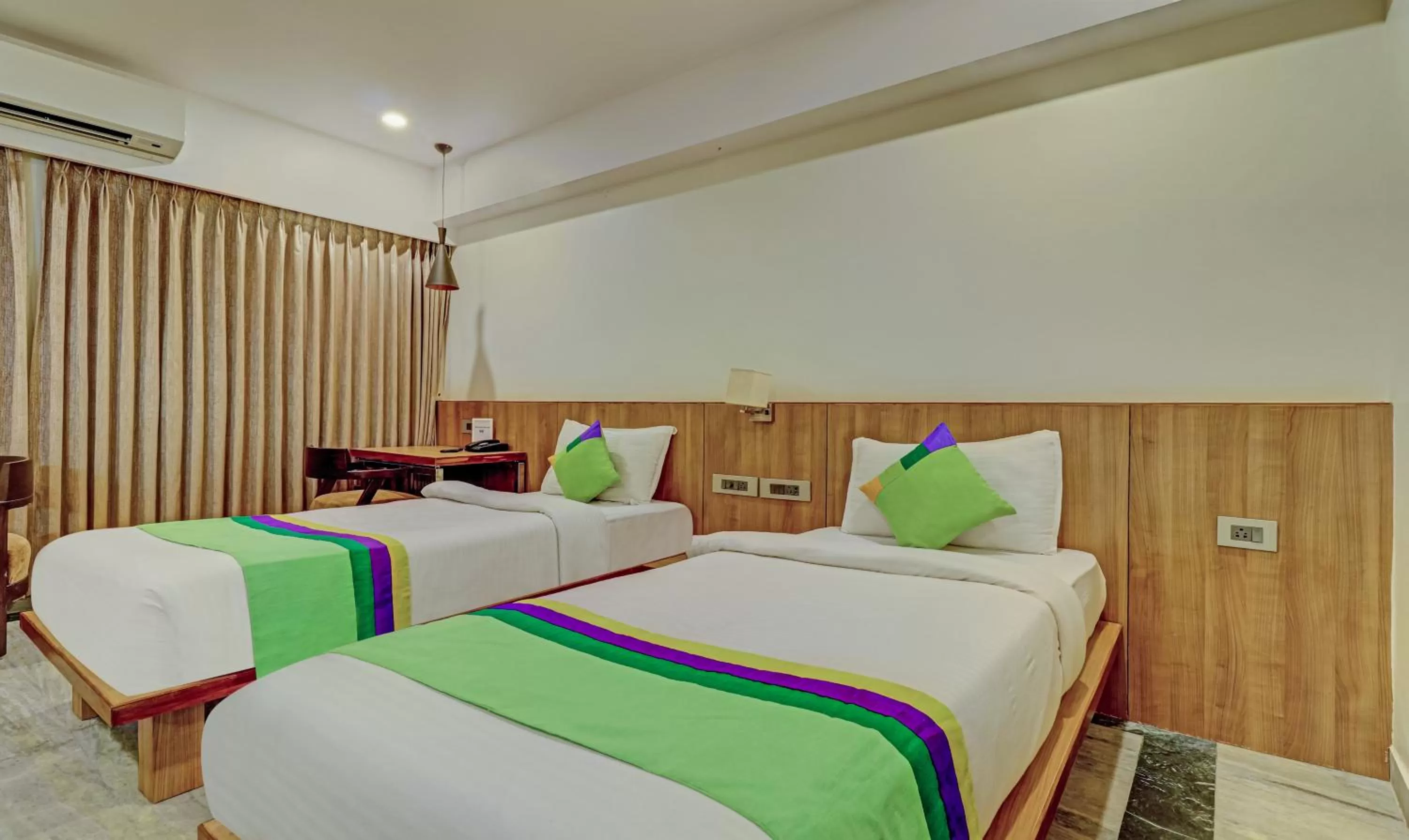 Bedroom, Bed in Treebo Seaesta RK Beach