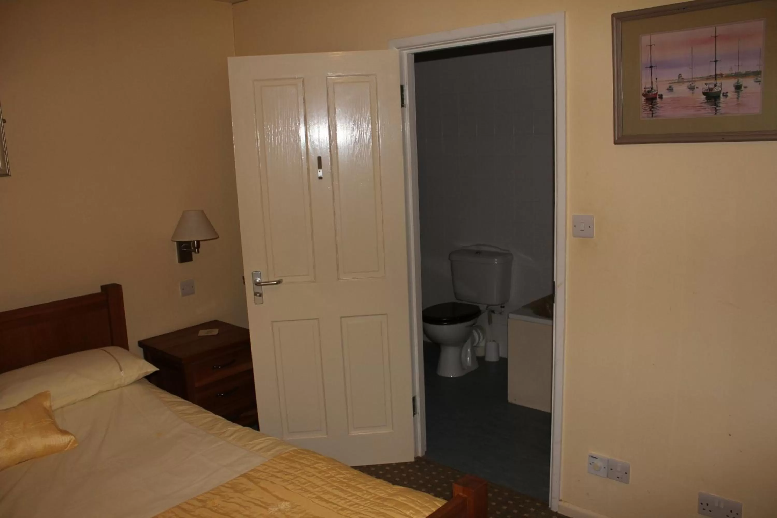 Bathroom, Bed in The Haymaker Inn