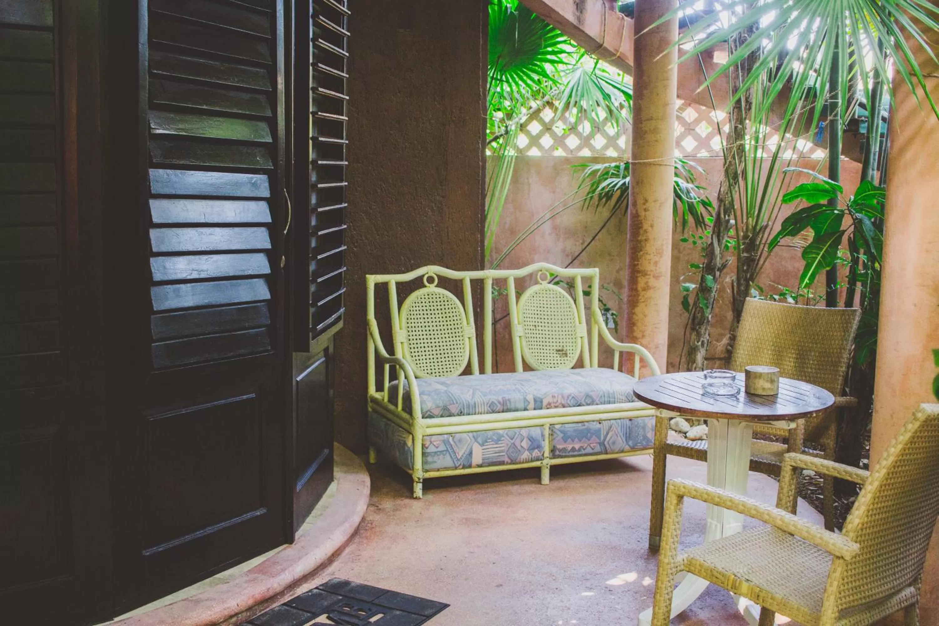 Balcony/Terrace in Cocos Cabañas Playa del Carmen Adults Only