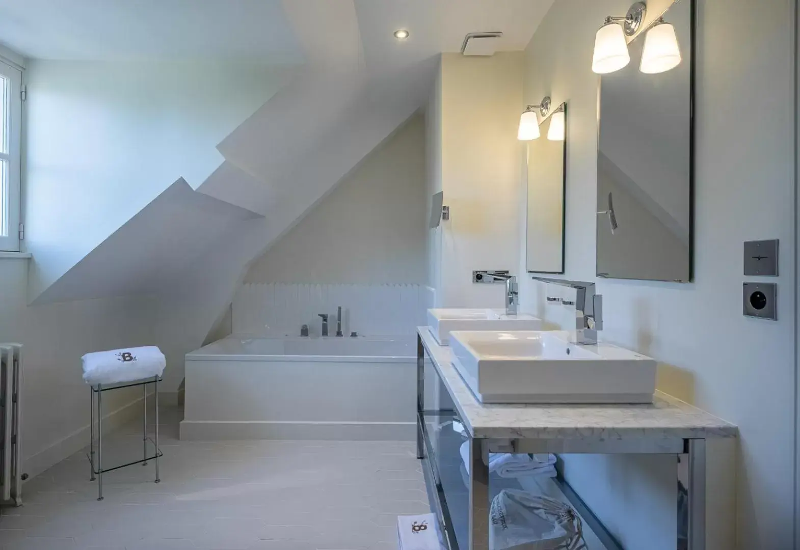 Bathroom in La Borde en Sologne Château & Spa