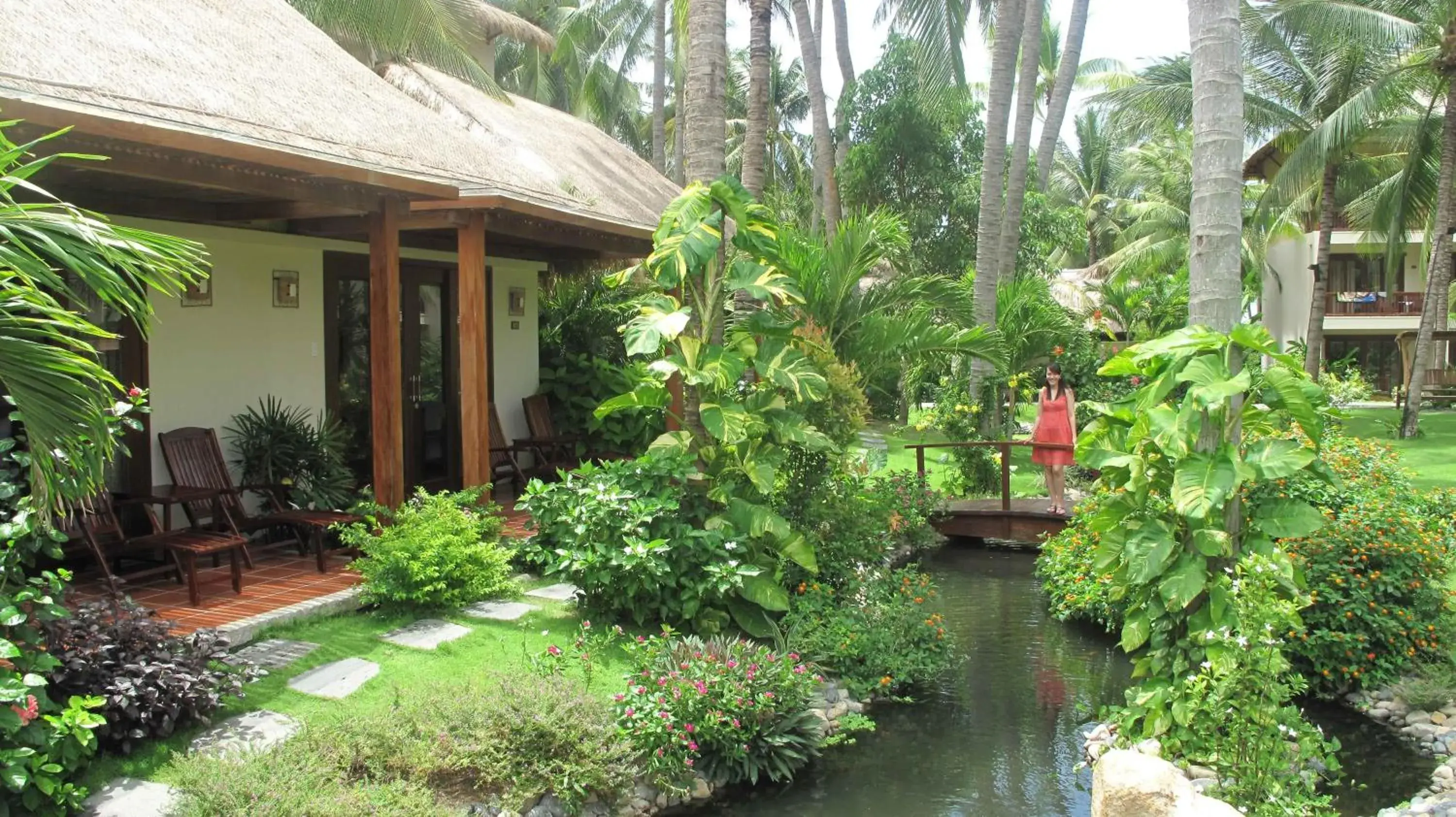 View (from property/room), Garden in Bamboo Village Beach Resort & Spa