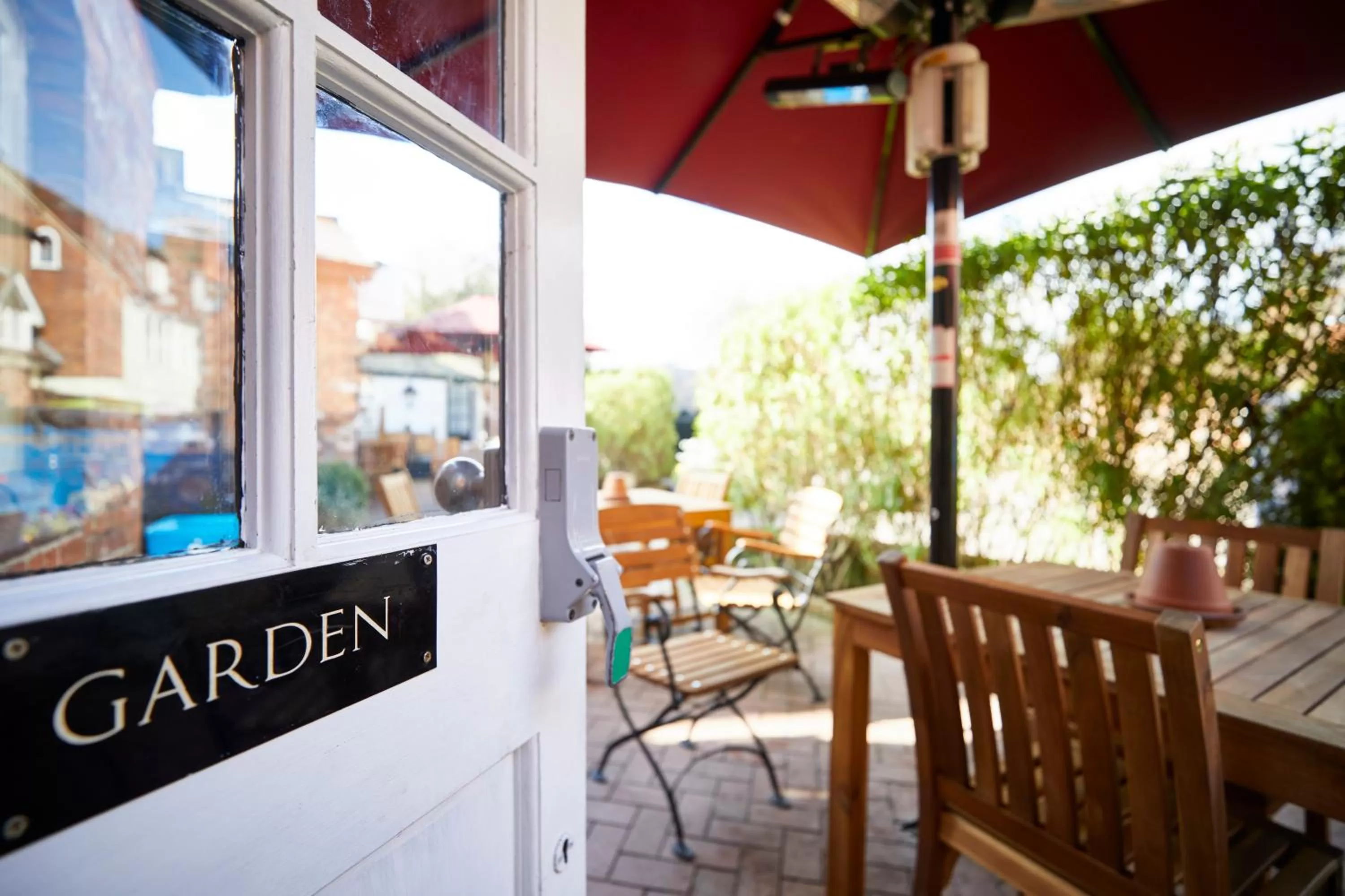 Patio in Wykeham Arms