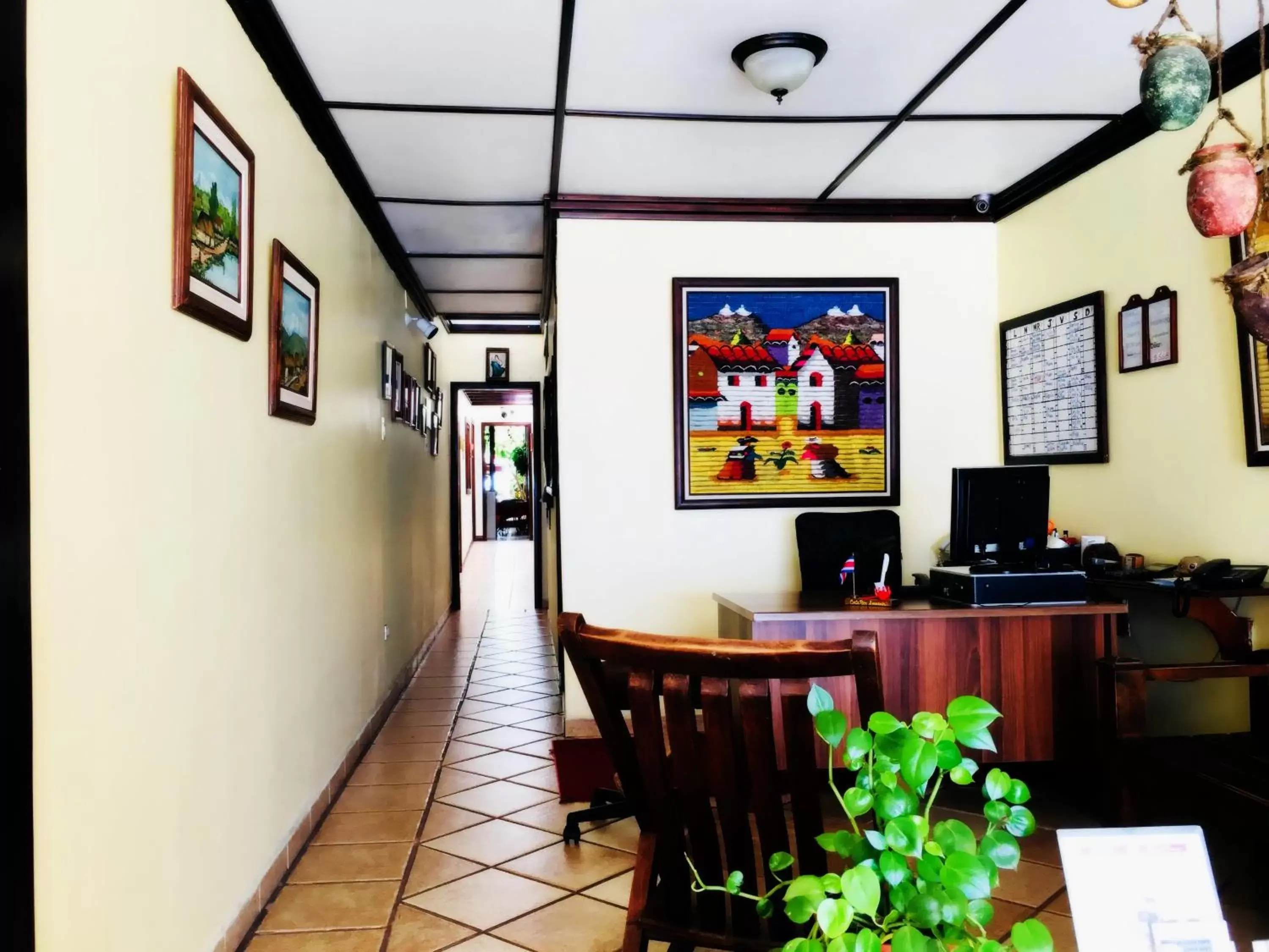 Lobby or reception in Hotel Pacande B&B