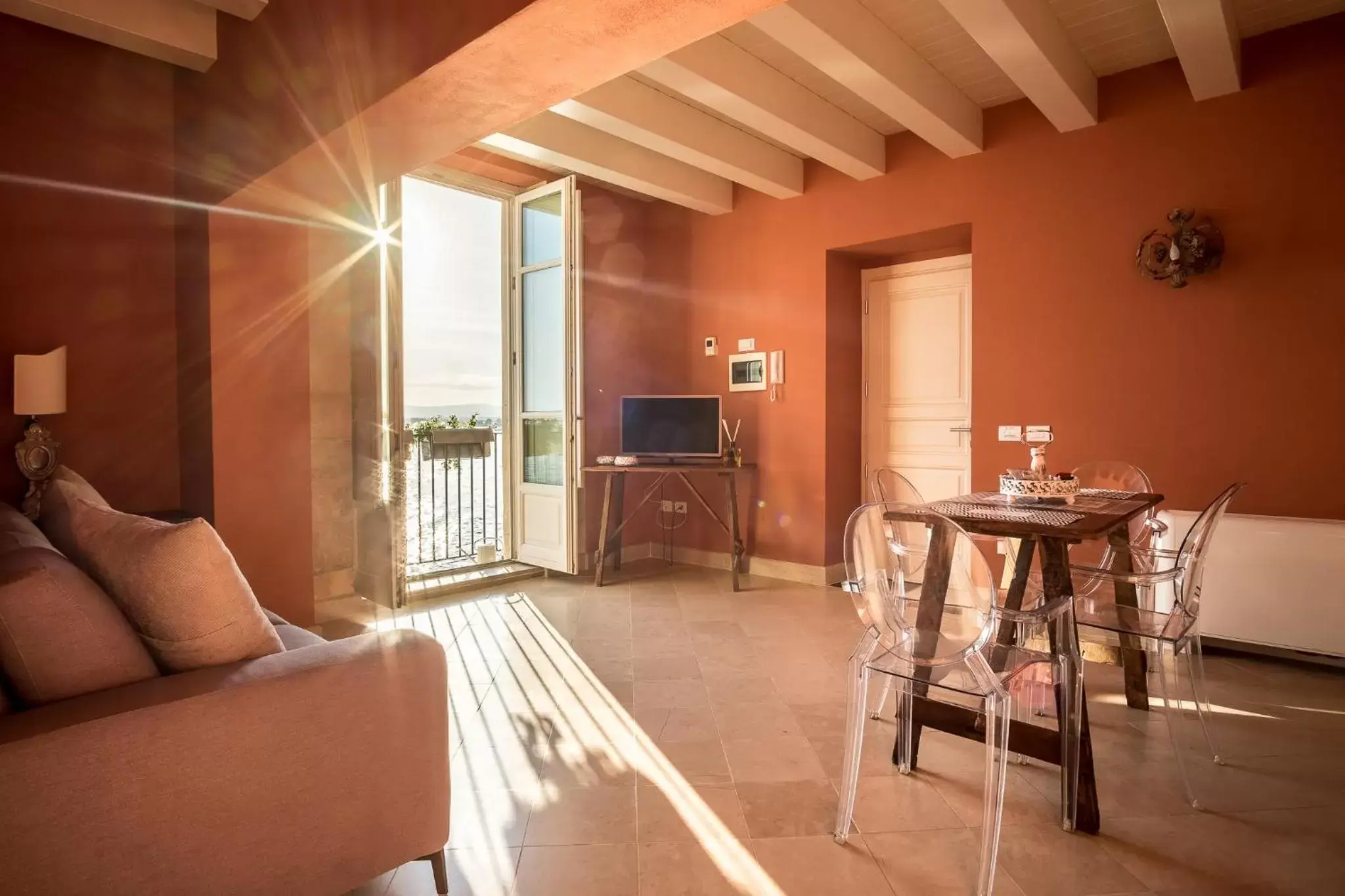 Living room, Seating Area in Palazzo Alfeo Aparthotel