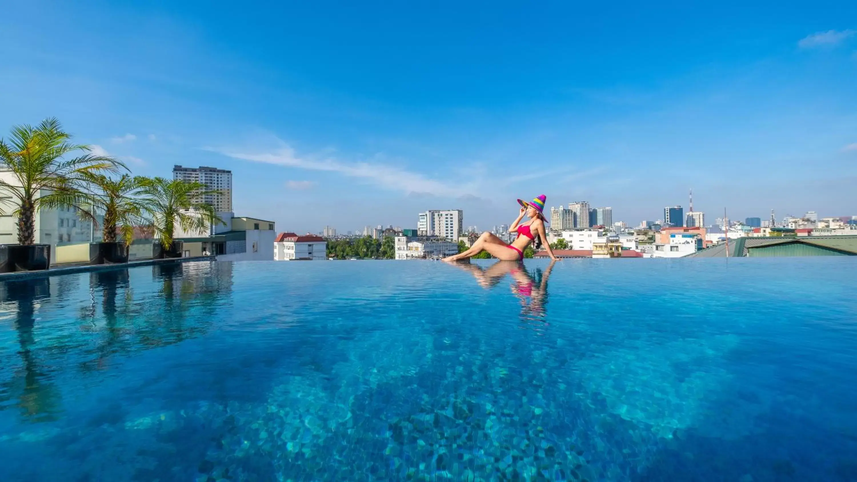 People, Swimming Pool in The Lapis Hotel