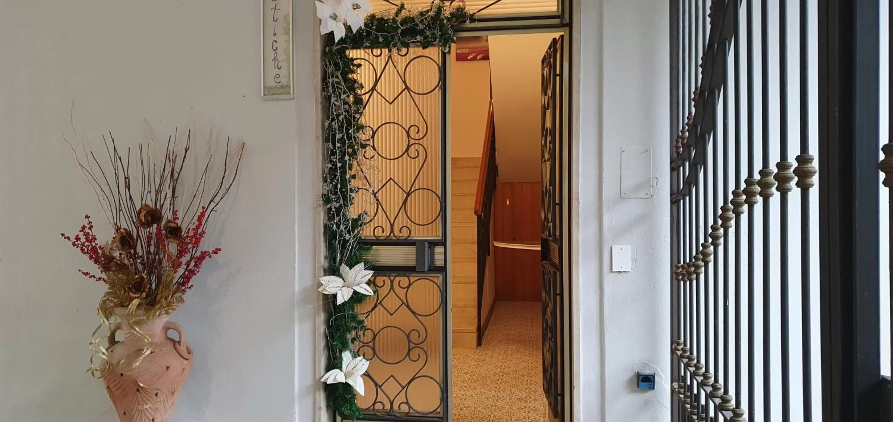 Lobby or reception, Bathroom in Le Rustiche Foresteria