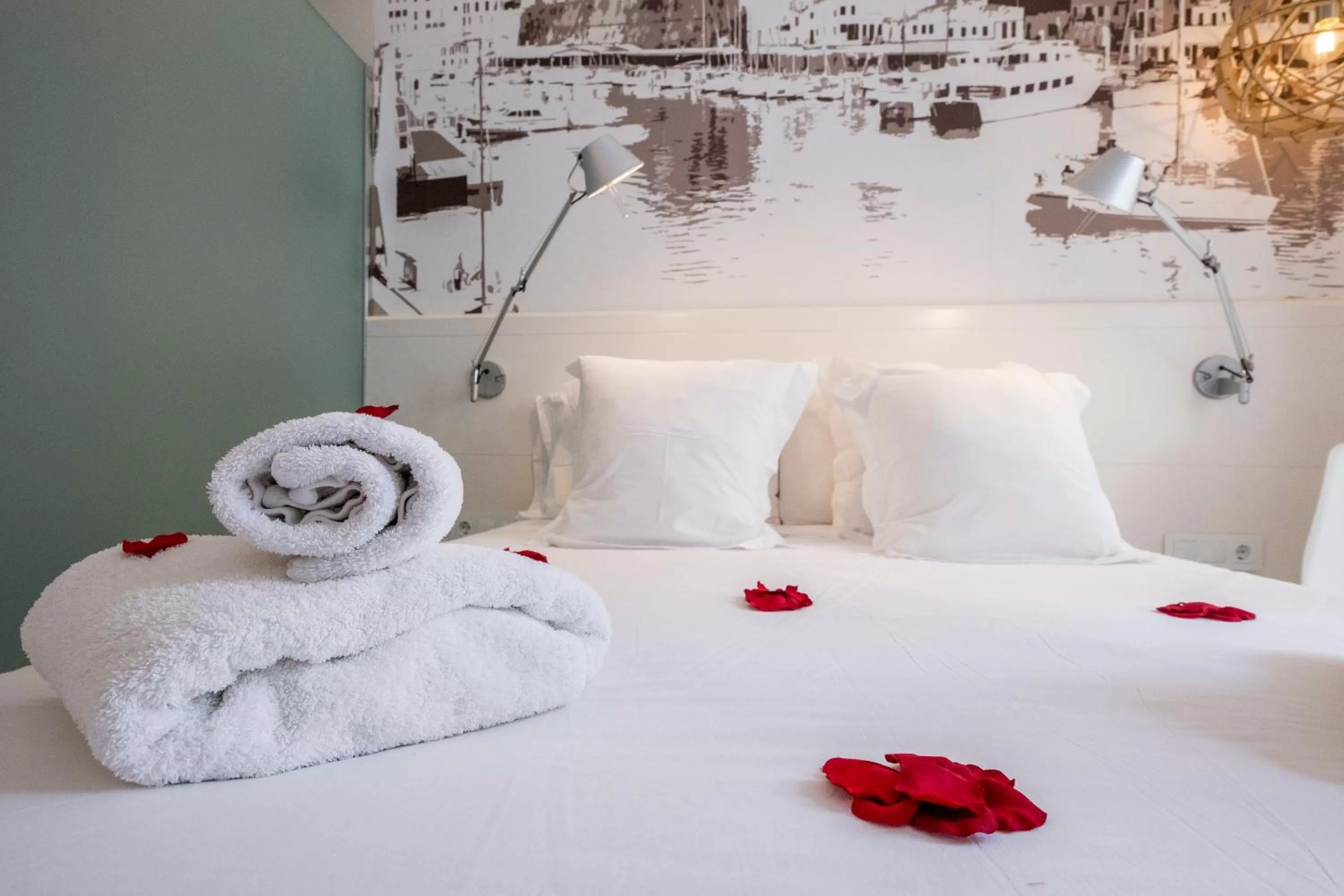 Bed in Hotel Abril 37