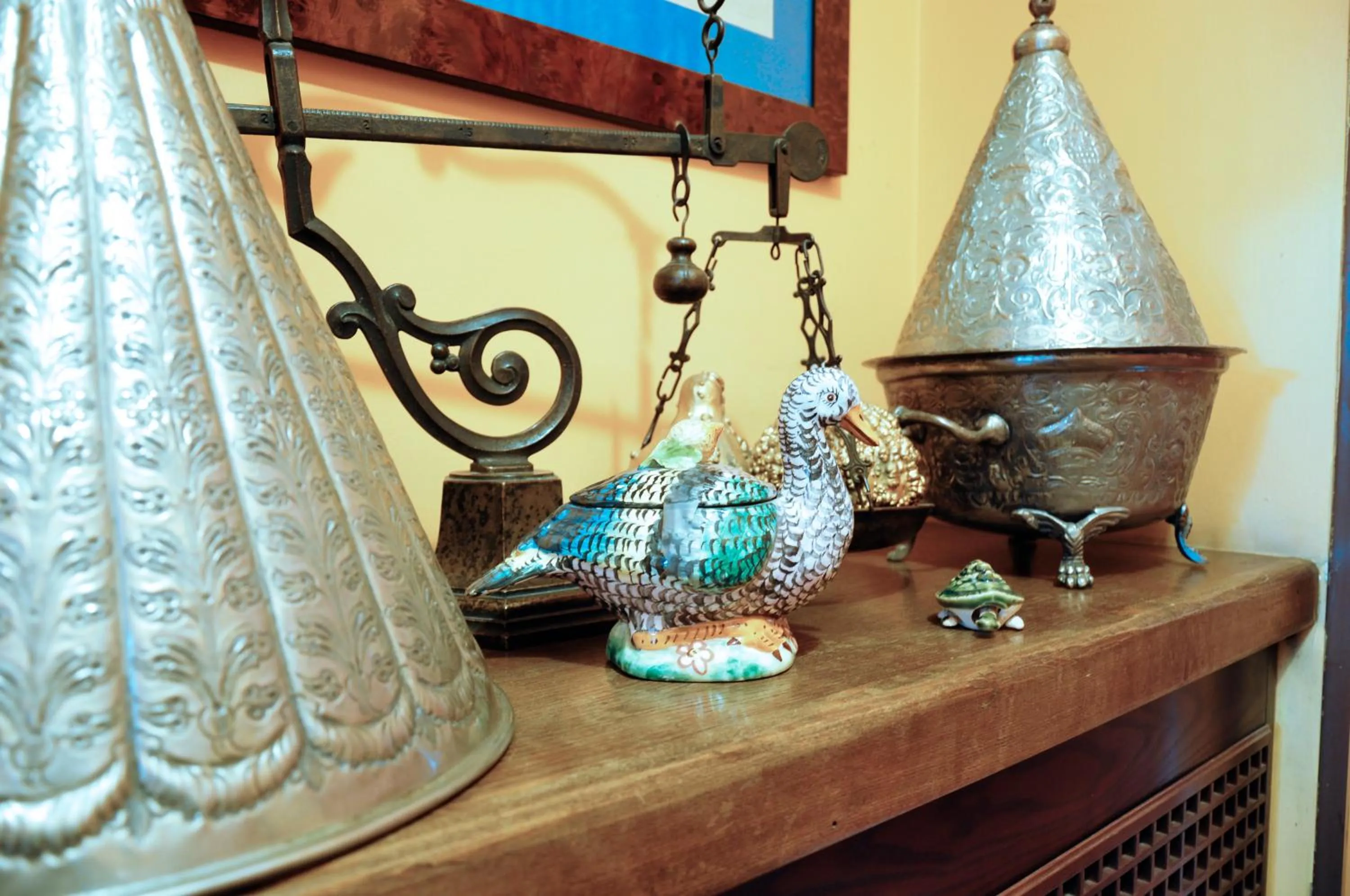 Decorative detail in Hotel San Guido