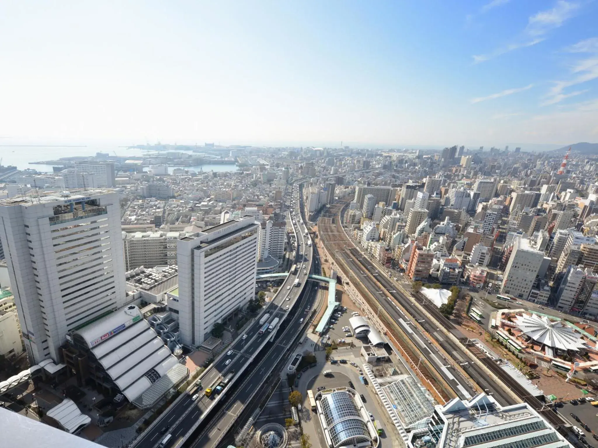 Bird's eye view, Bird's-eye View in Hotel Crown Palais Kobe