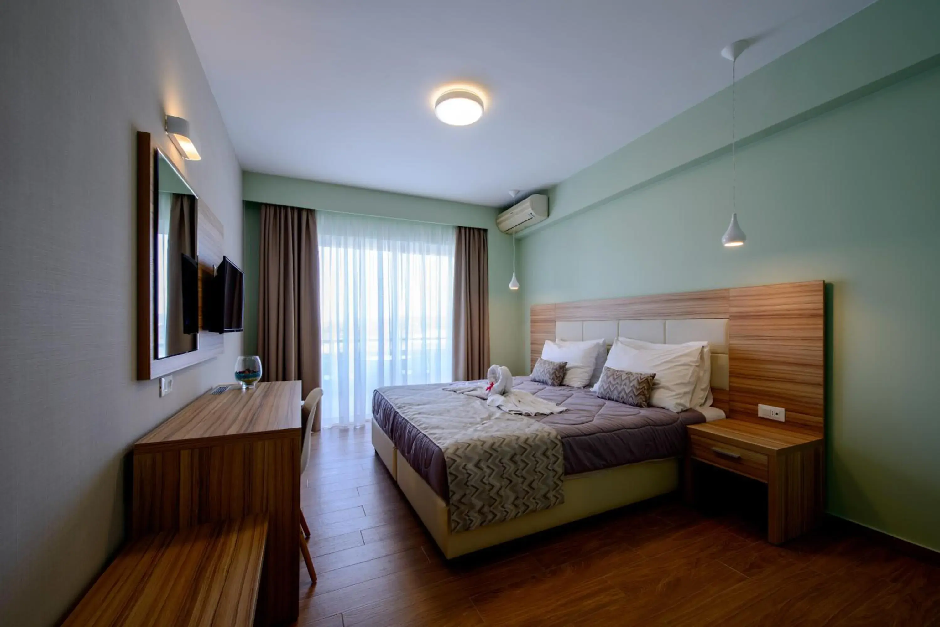 Photo of the whole room, Bed in Filerimos Village Hotel