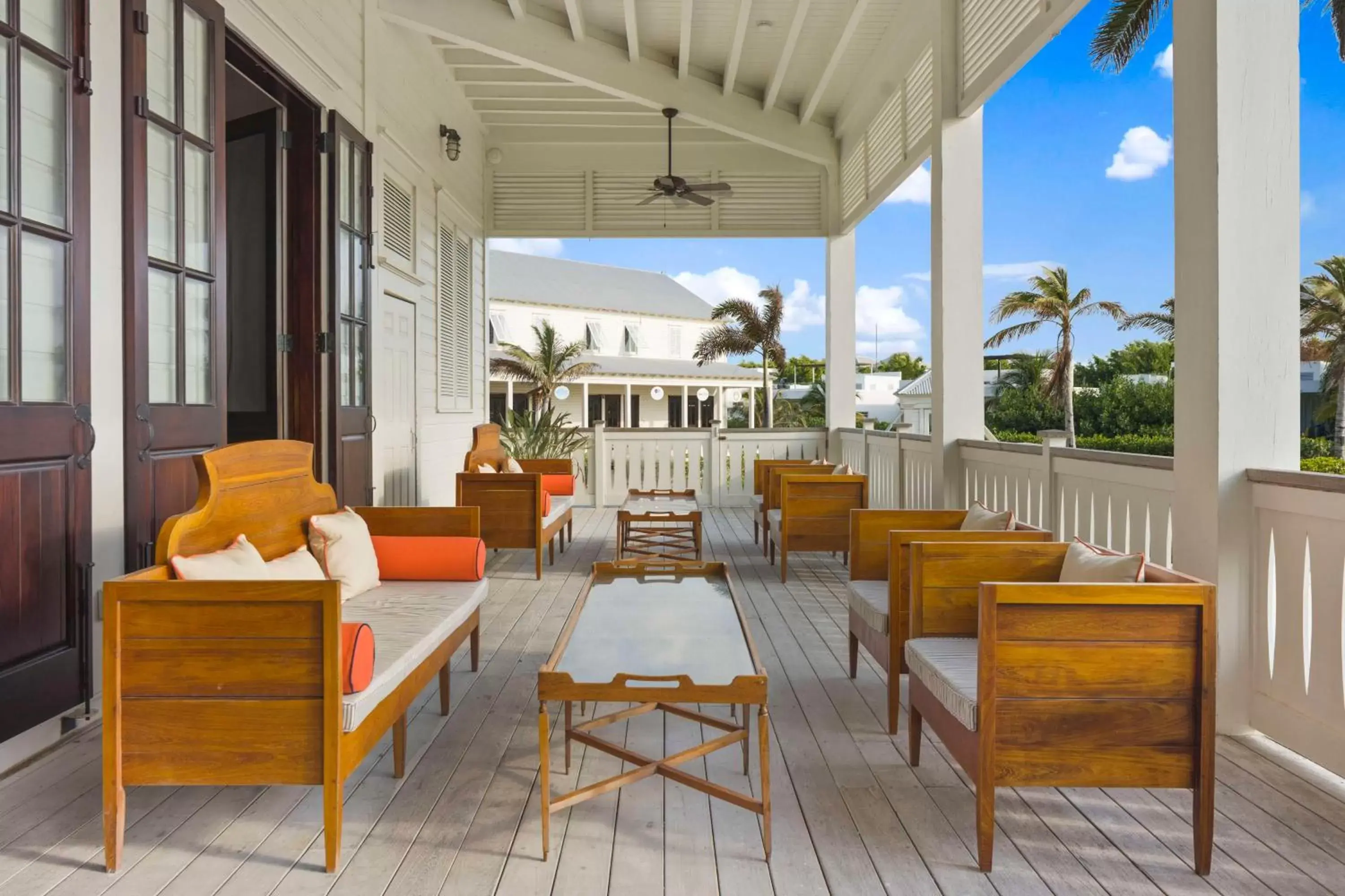 Patio in Mahogany Bay Resort and Beach Club, Curio Collection