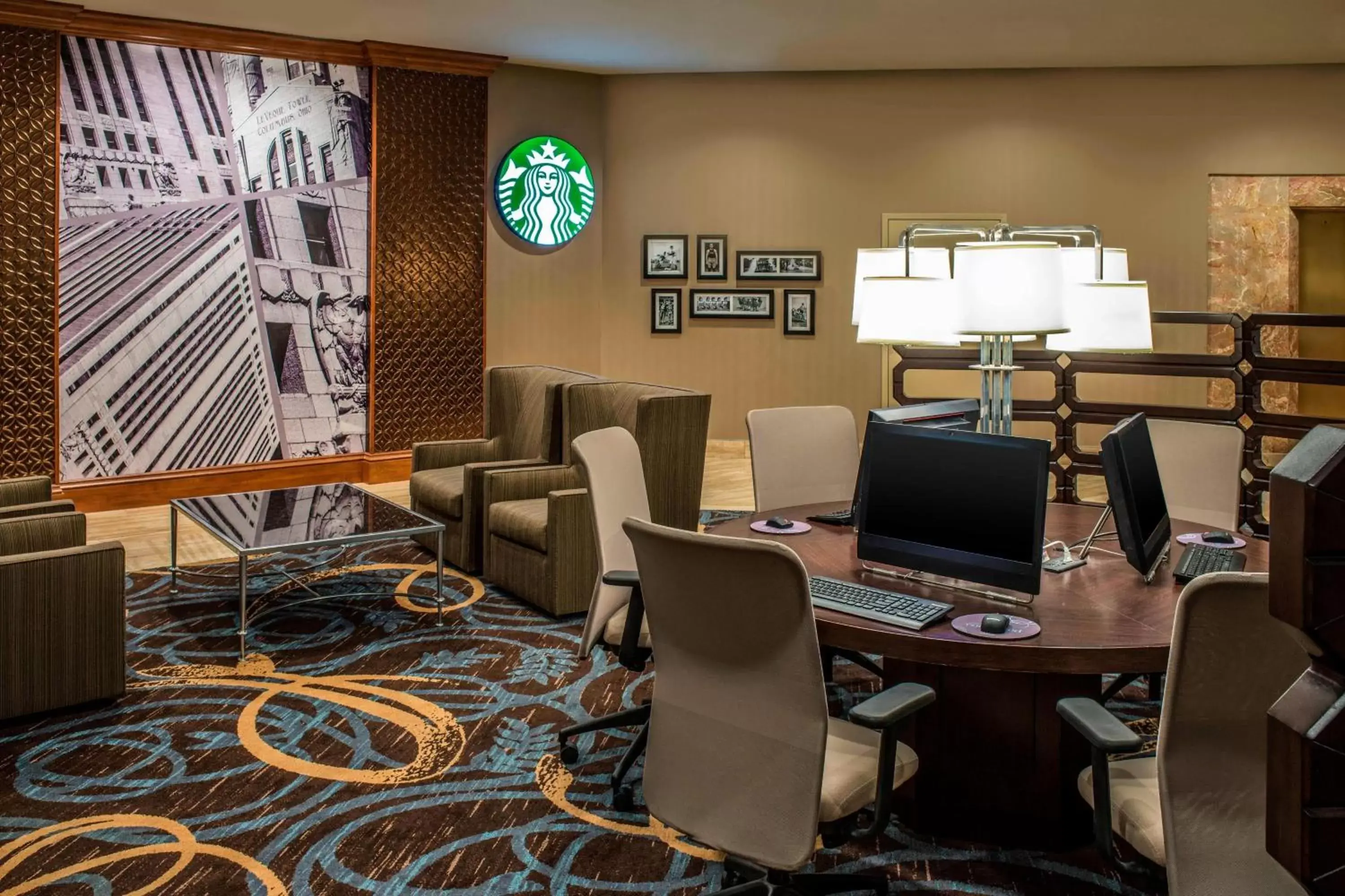 Lobby or reception in Sheraton Columbus Hotel at Capitol Square