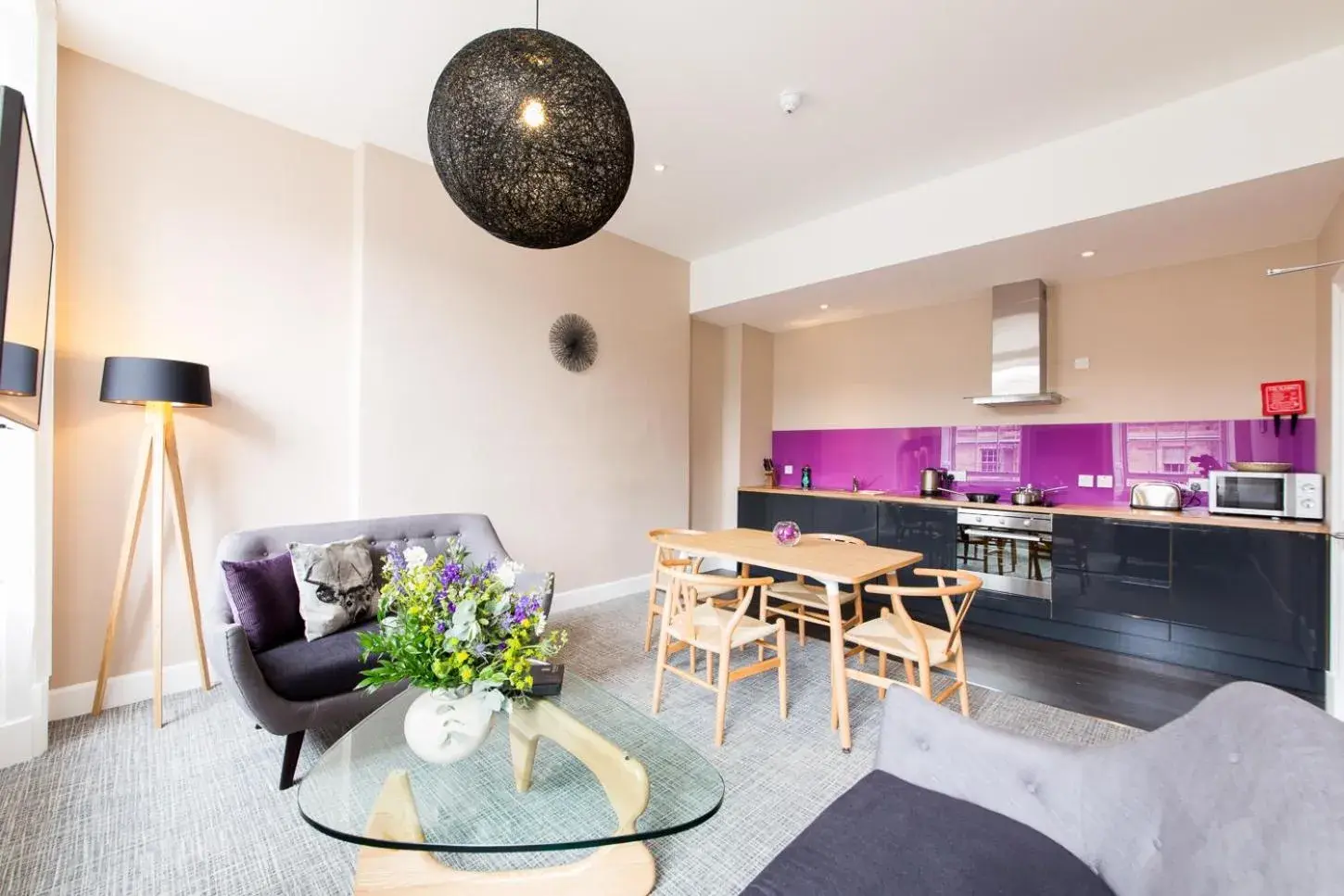 Dining Area in The Spires Serviced Apartments Edinburgh