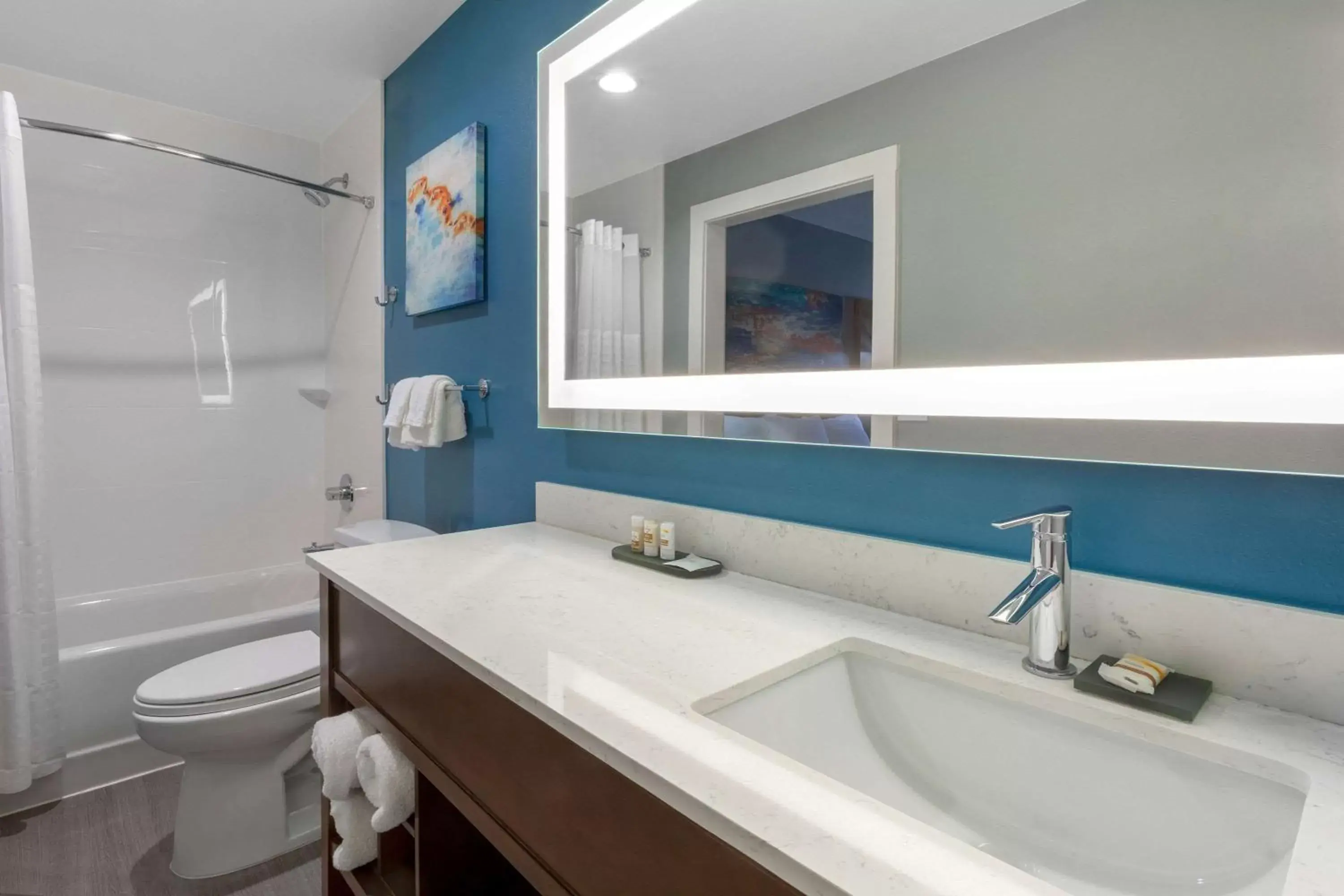 Photo of the whole room, Bathroom in La Quinta by Wyndham Ft. Myers - Sanibel Gateway