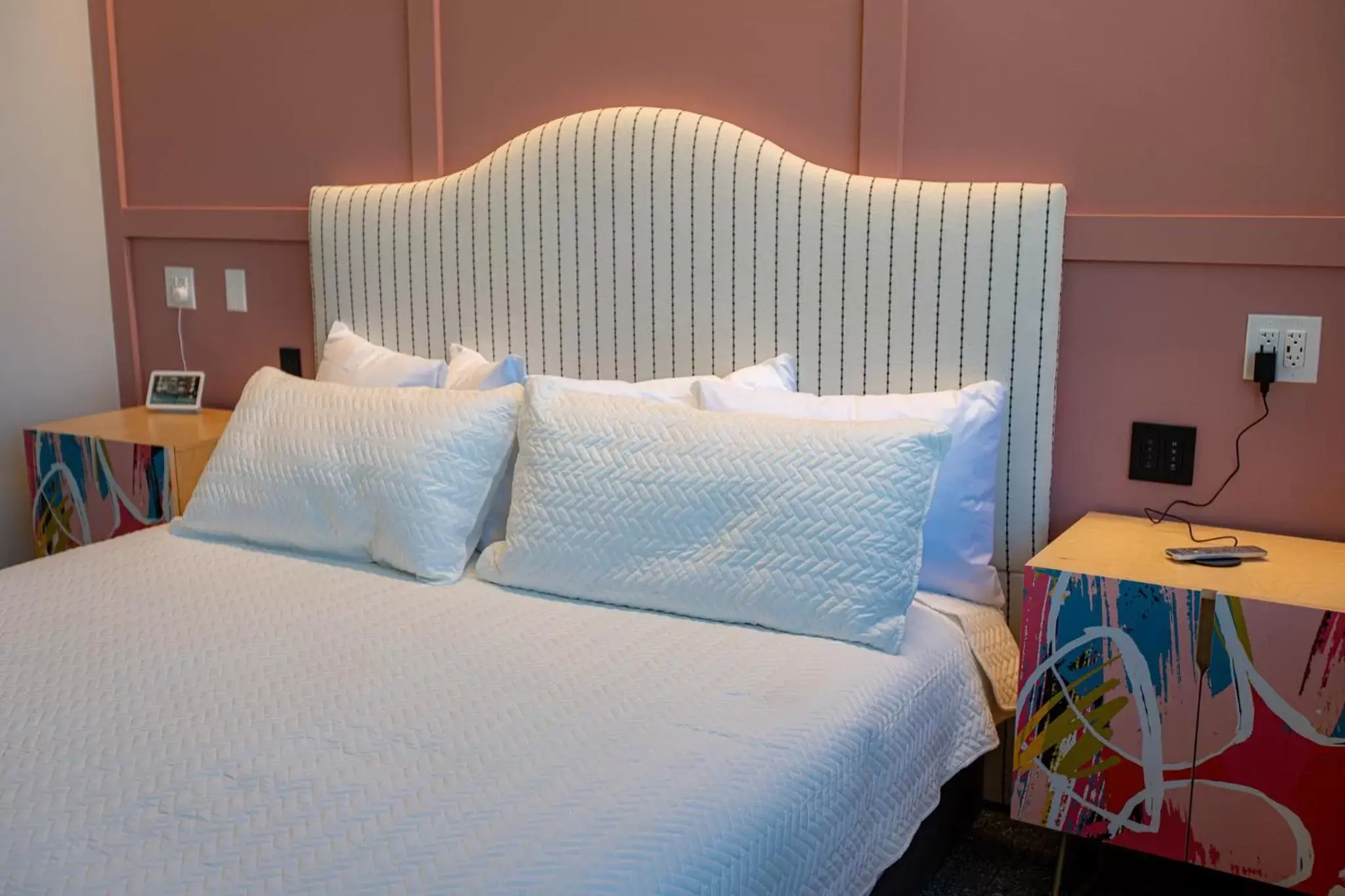 Bed in The Schoolhouse Hotel