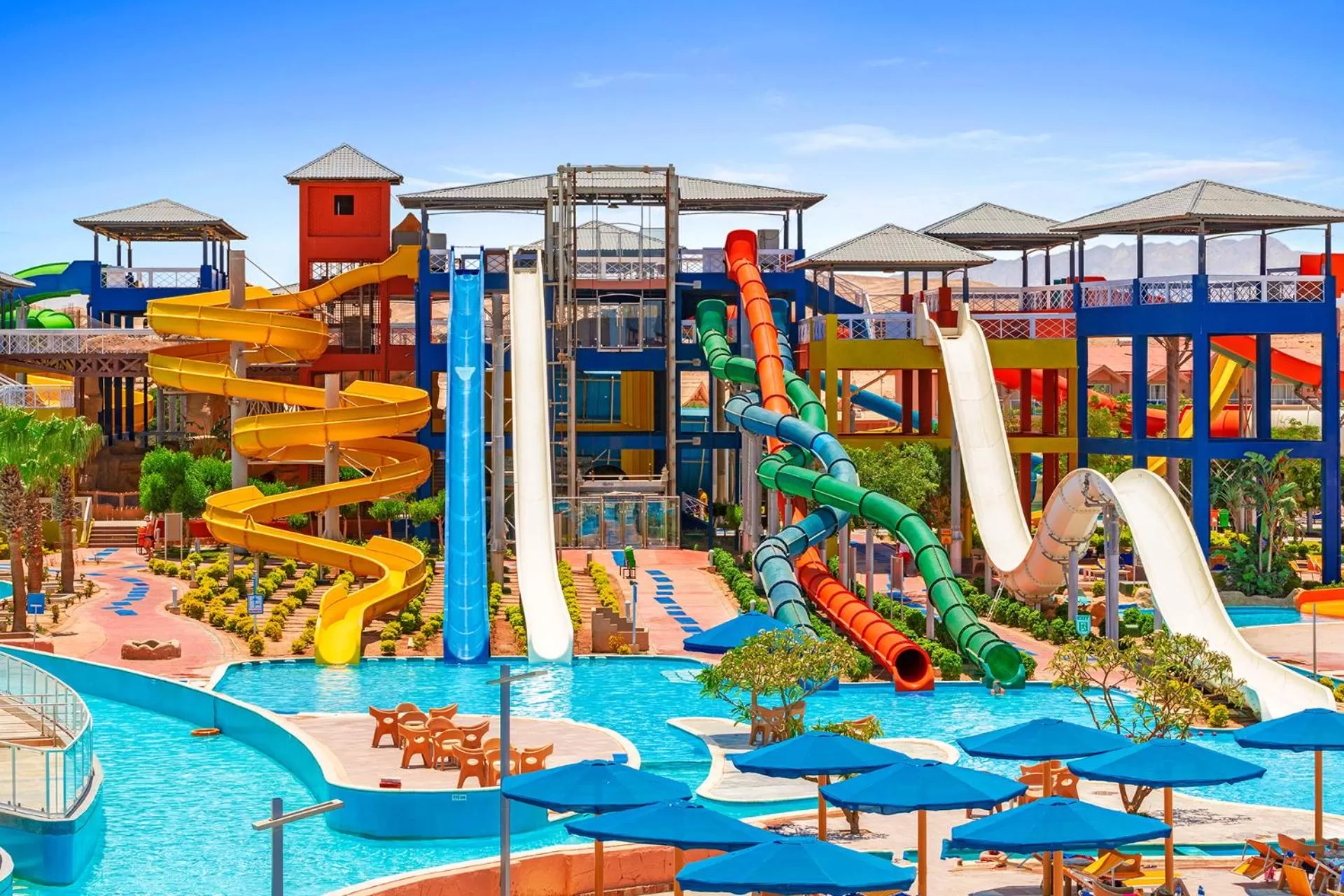 Aqua park in Neverland City Hurghada - Pickalbatros