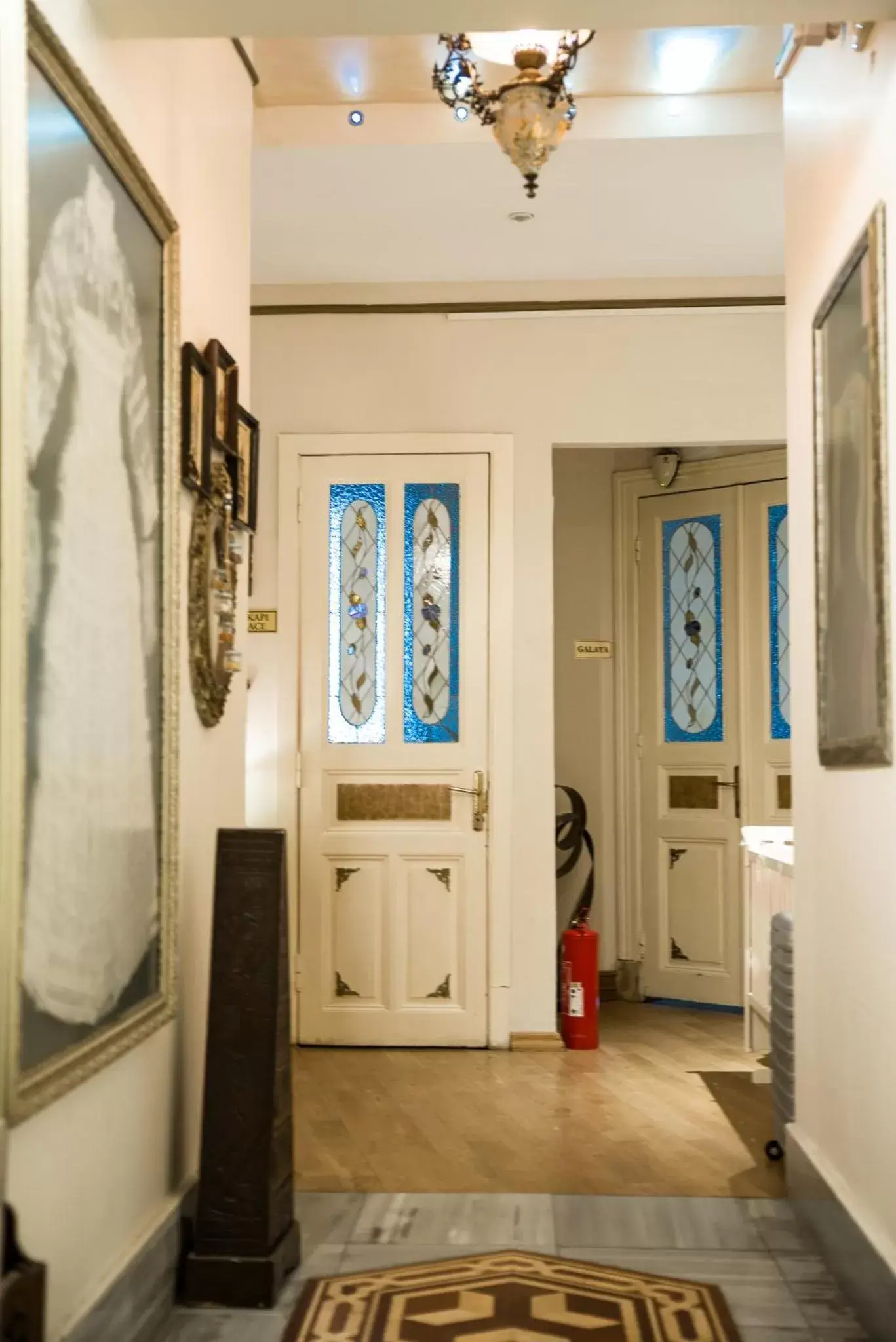 Decorative detail in Ragip Pasha Apartments